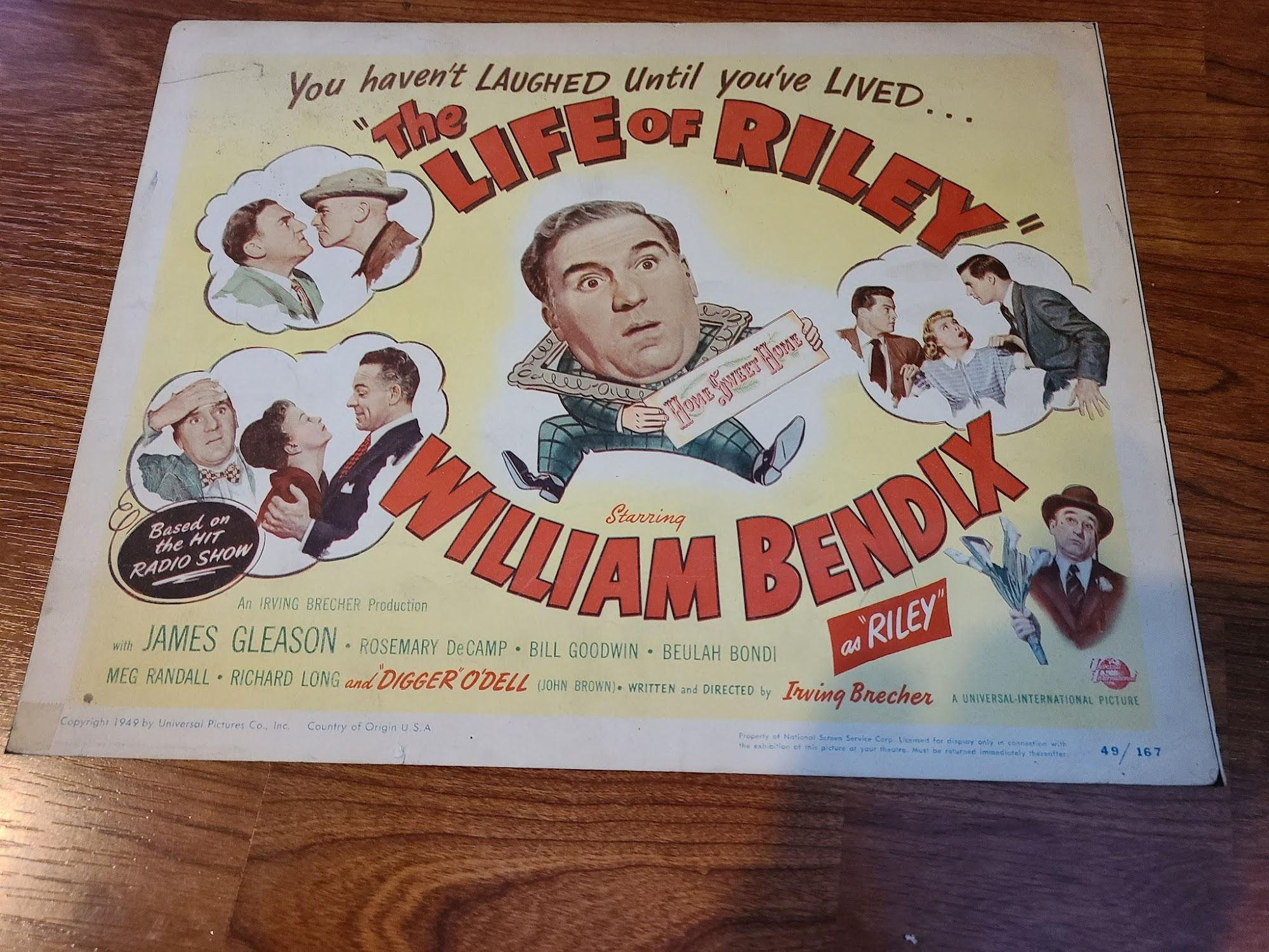 The Life Of Riley 1949 Title Cards