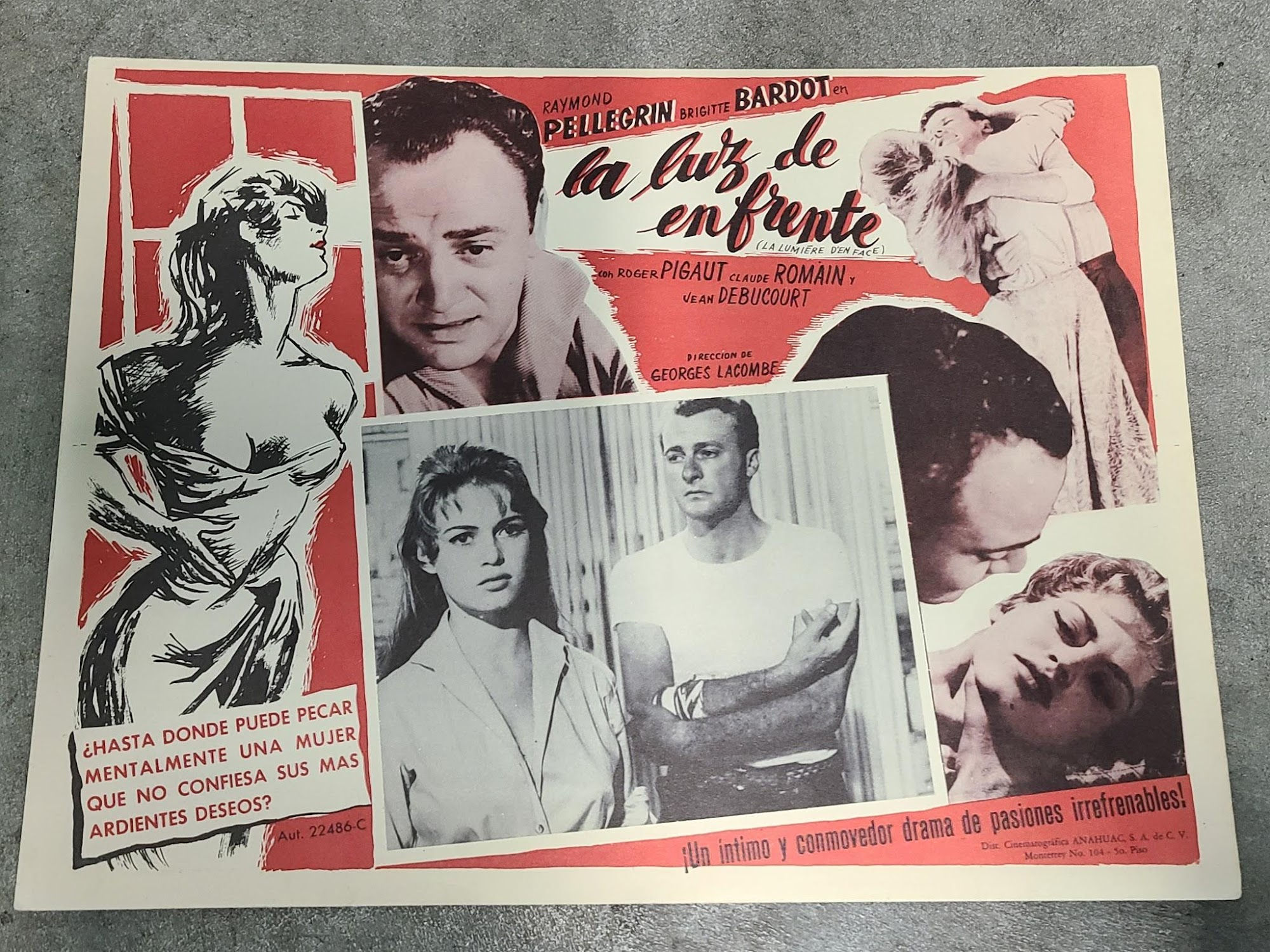 The Light Across The Street 1955 Mexican Lobby Cards