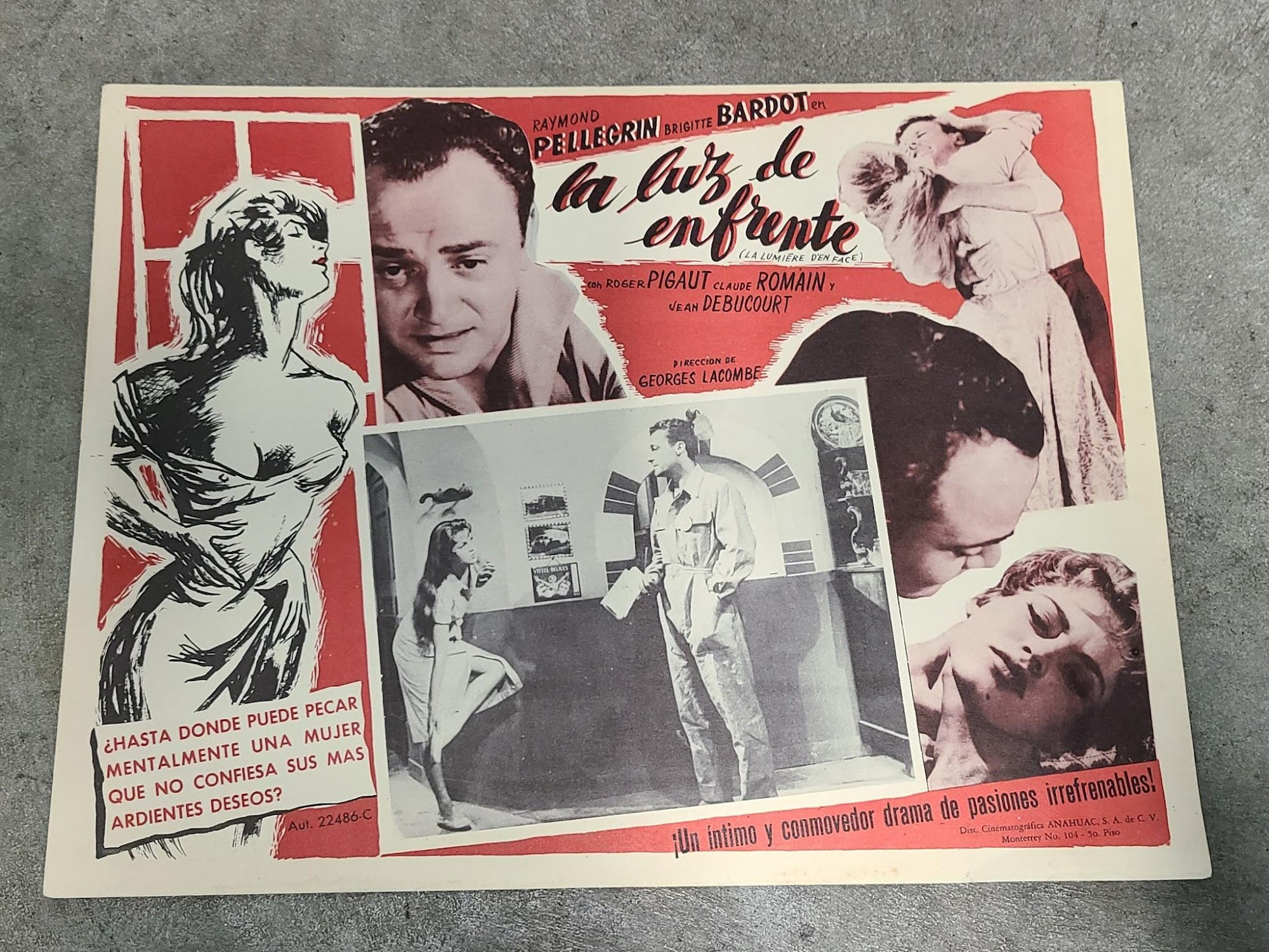 The Light Across The Street 1955 Mexican Lobby Cards