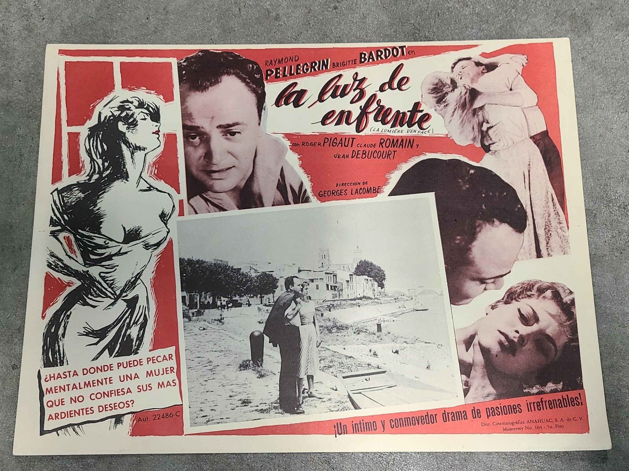 The Light Across The Street 1955 Mexican Lobby Cards