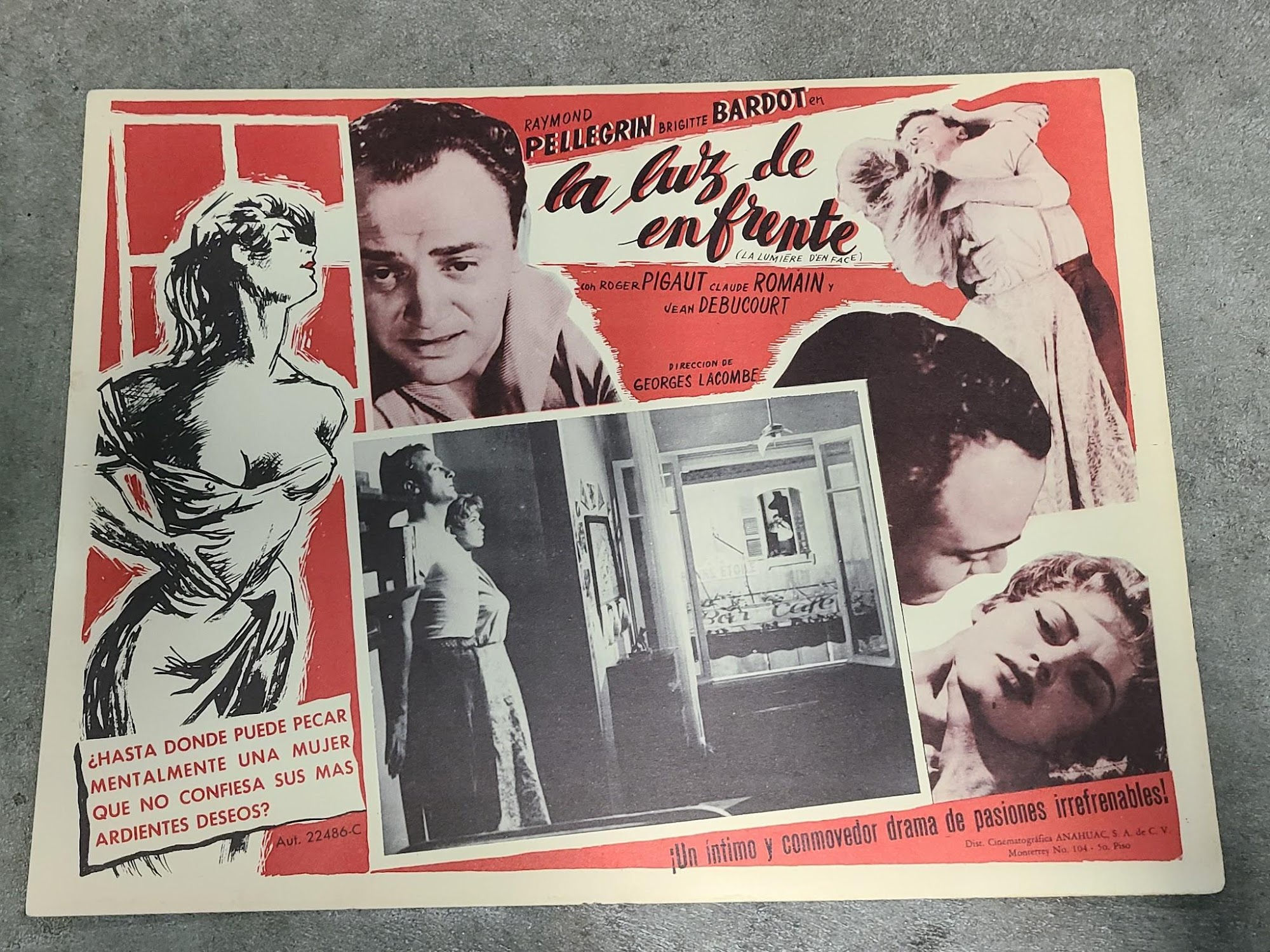 The Light Across The Street 1955 Mexican Lobby Cards