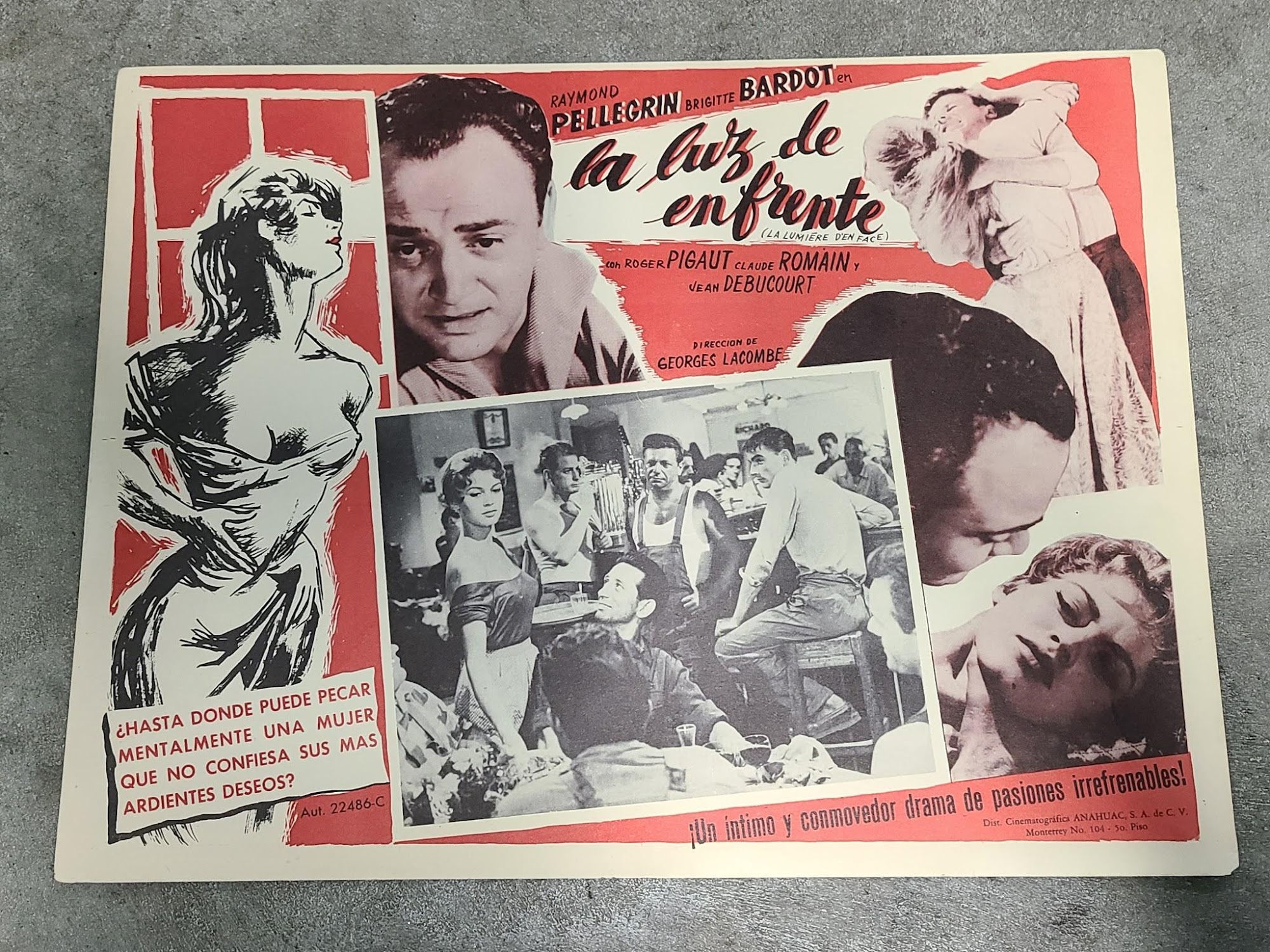 The Light Across The Street 1955 Mexican Lobby Cards