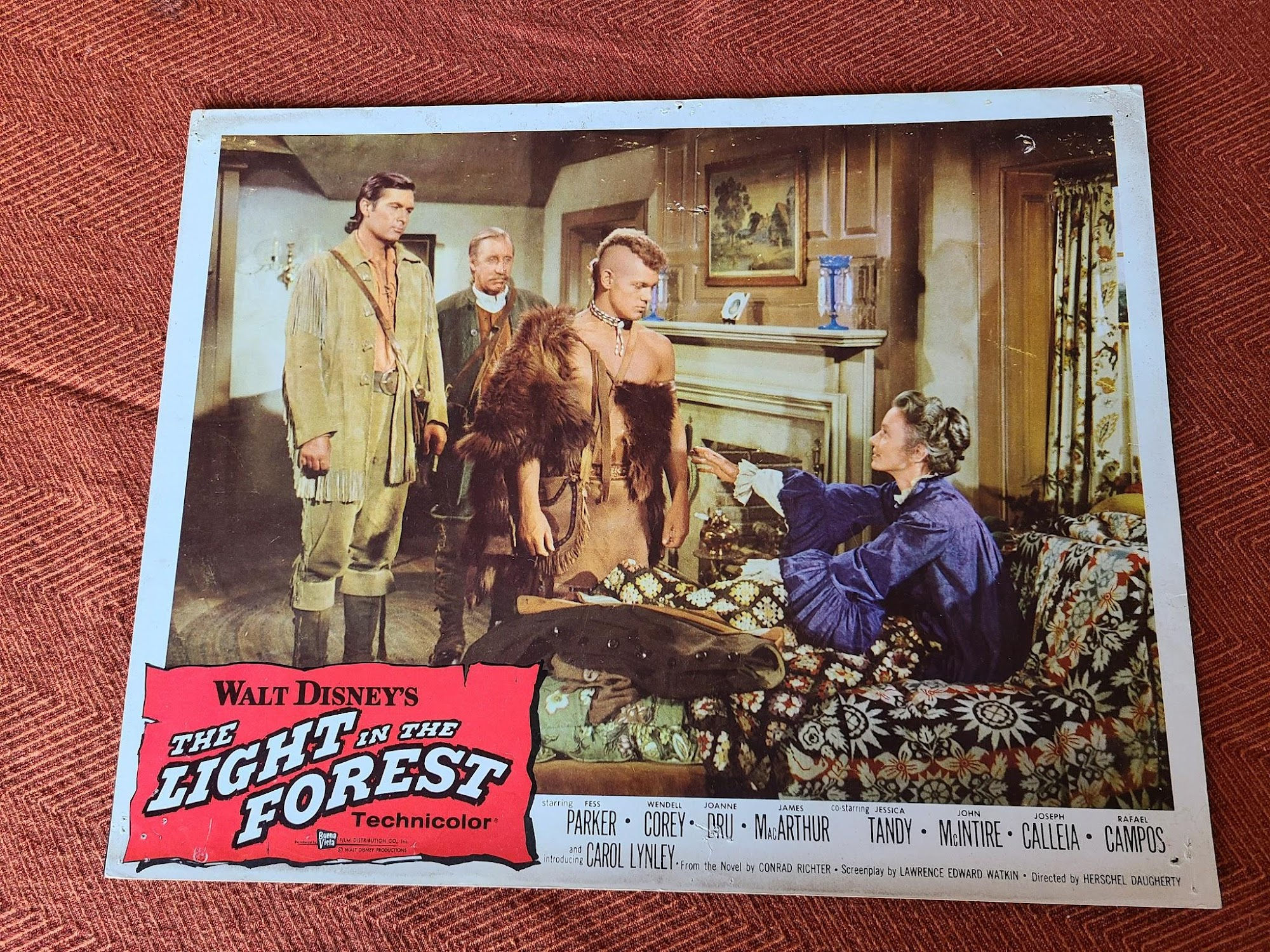 The Light In The Forest 1958 Western Lobby Cards