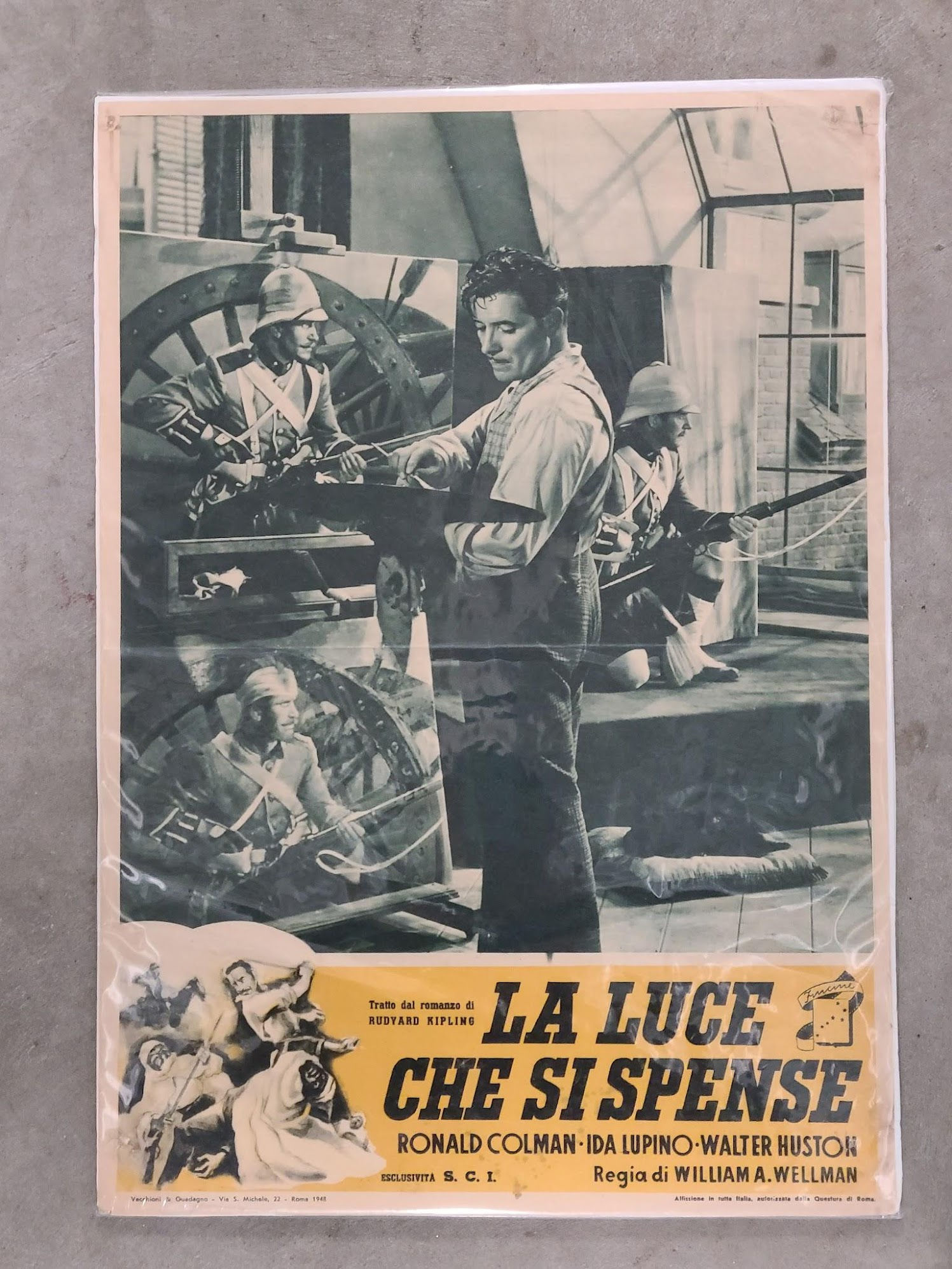 The Light That Failed 1939 Italian Cards