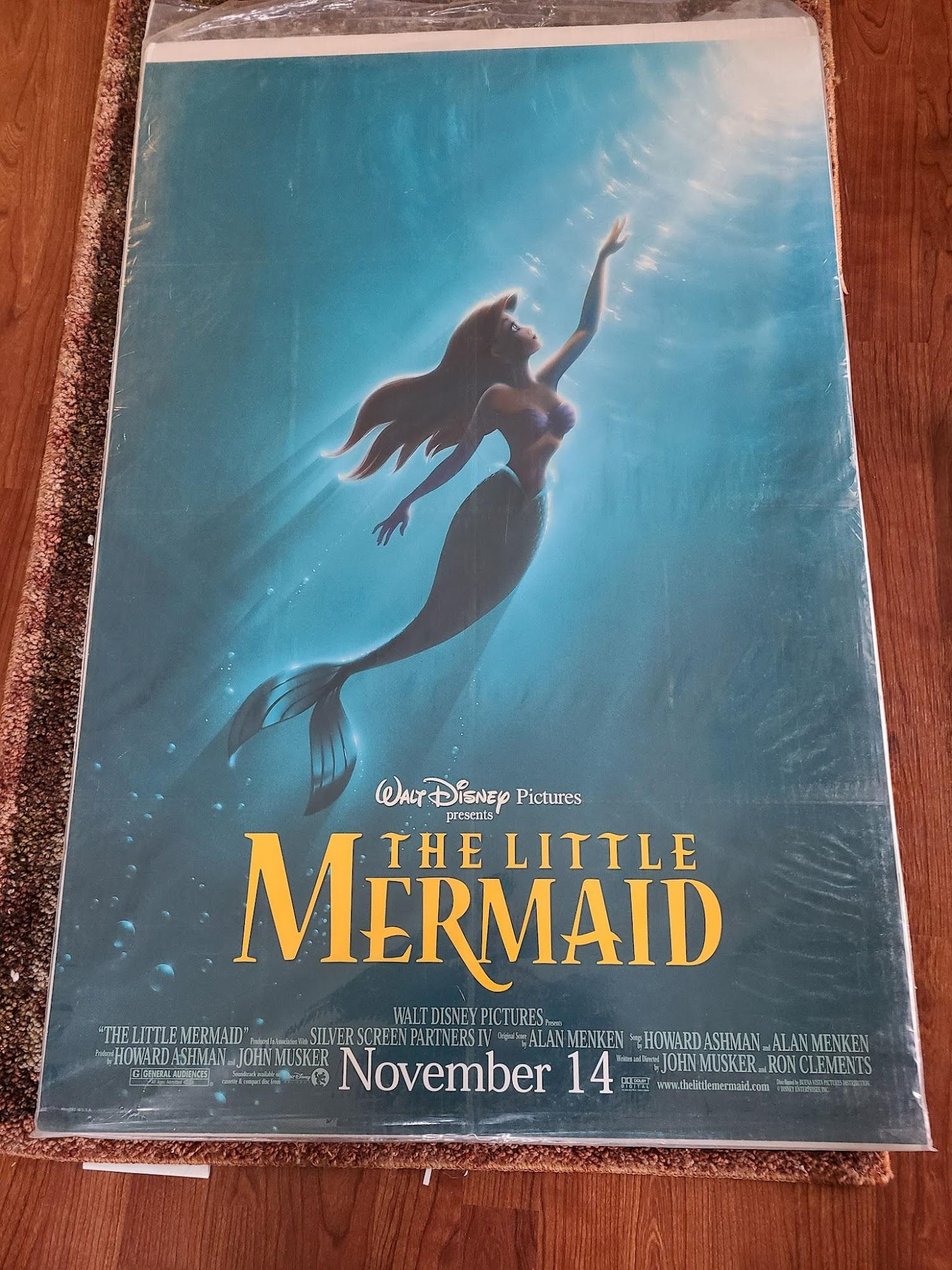 The Little Mermaid 1989 1 Sheets/US