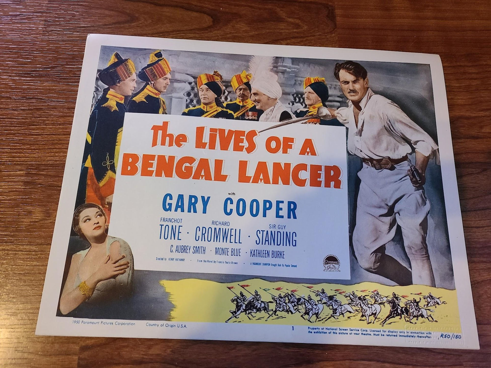 The Lives Of A Bengal Lancer 1935 Military/Aviation Lobby Cards