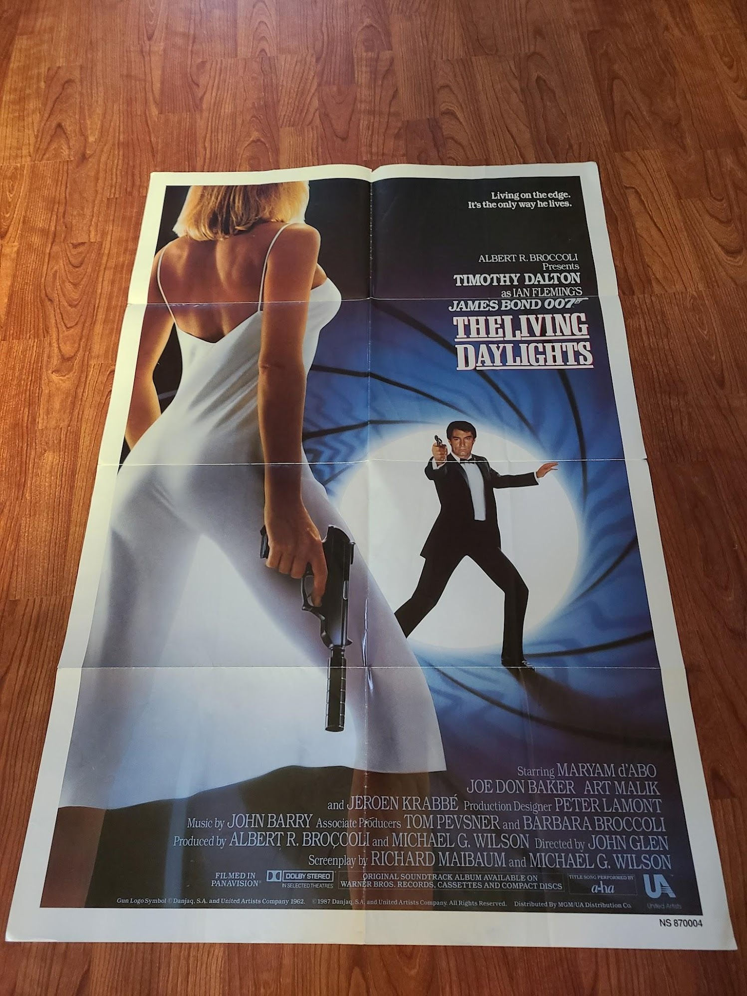 The Living Daylights 1987 1 Sheets/US