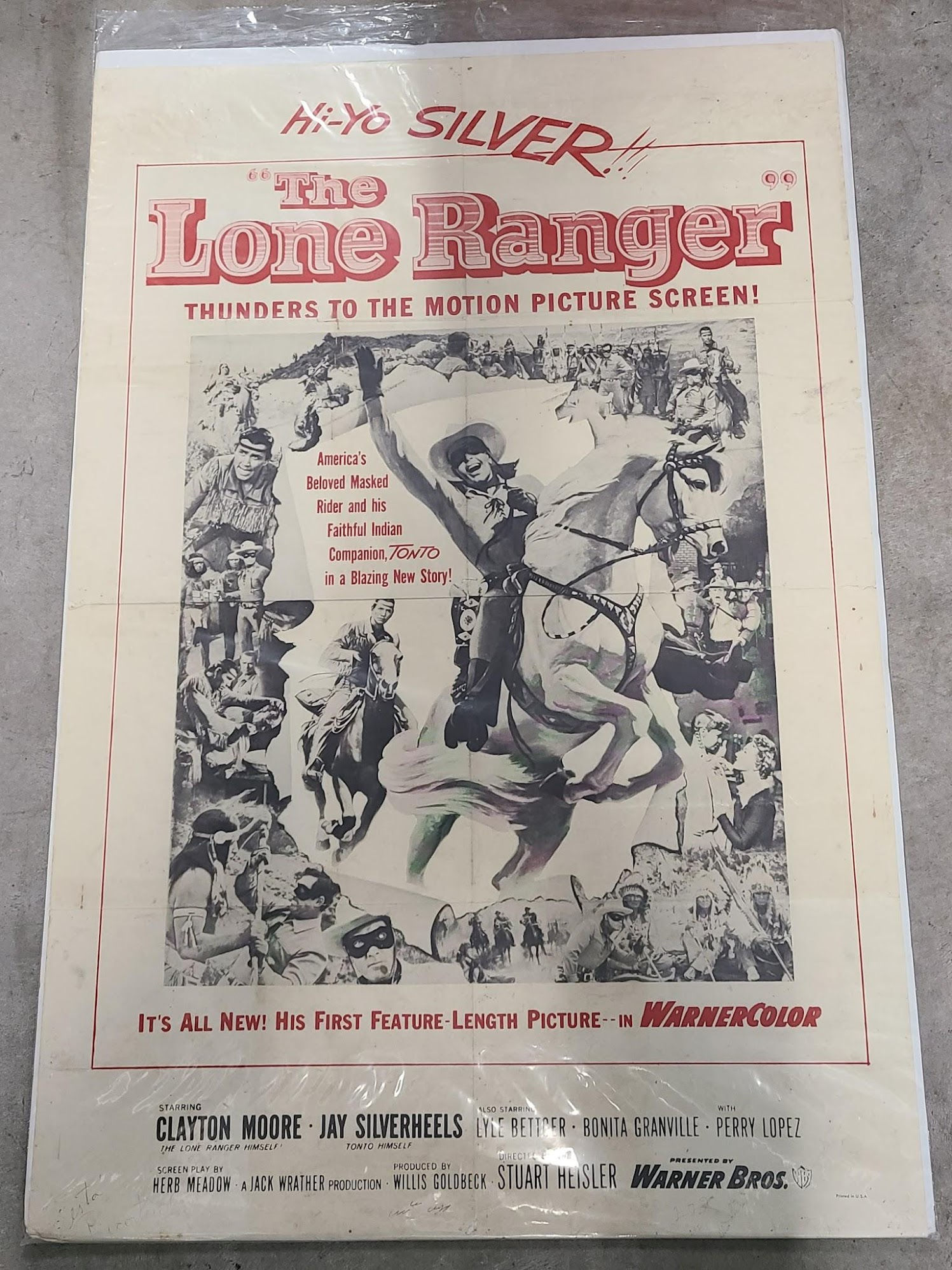 The Lone Ranger 1956 1 Sheets/US