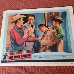 The Lone Ranger/ Lost City Of Gold 1958 Western Lobby Cards