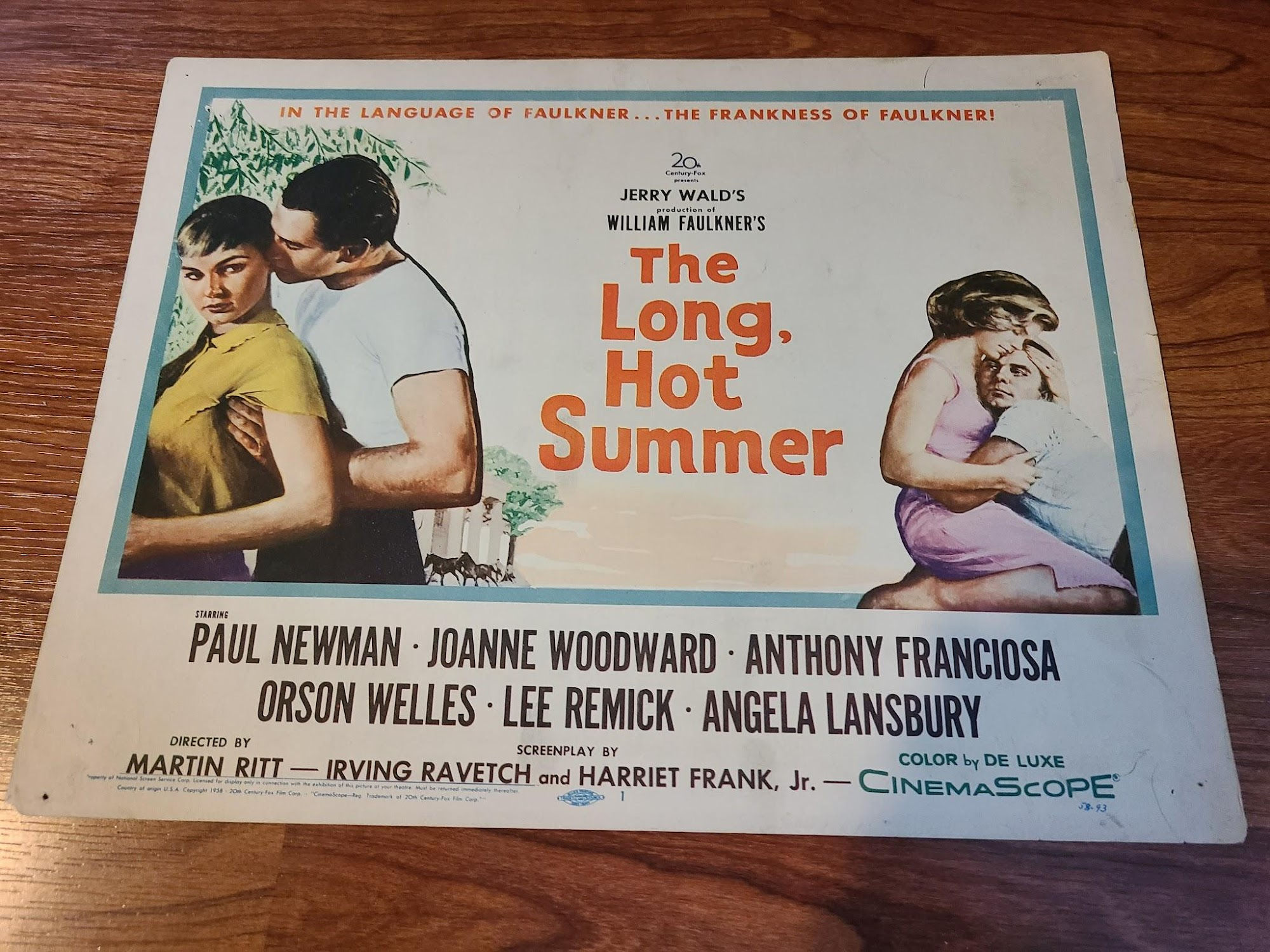 The Long Hot Summer 1958 Title Cards