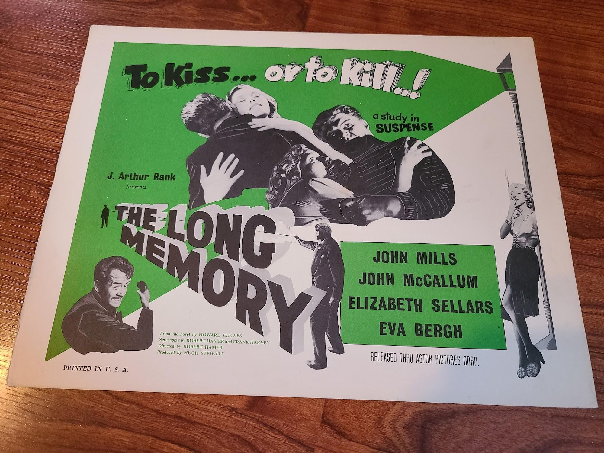 The Long Memory 1953 Title Cards