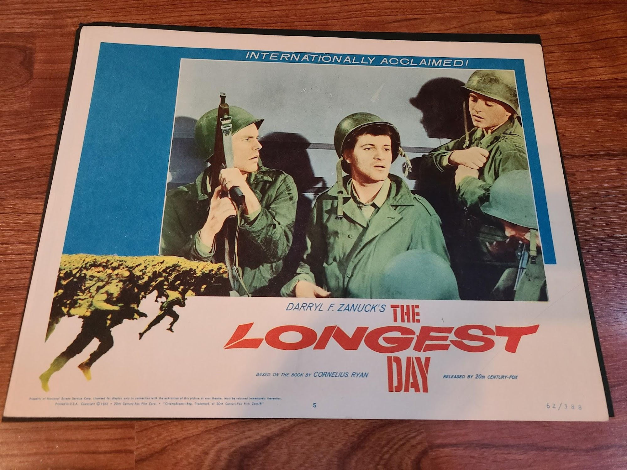 The Longest Day 1962 Military/Aviation Lobby Cards