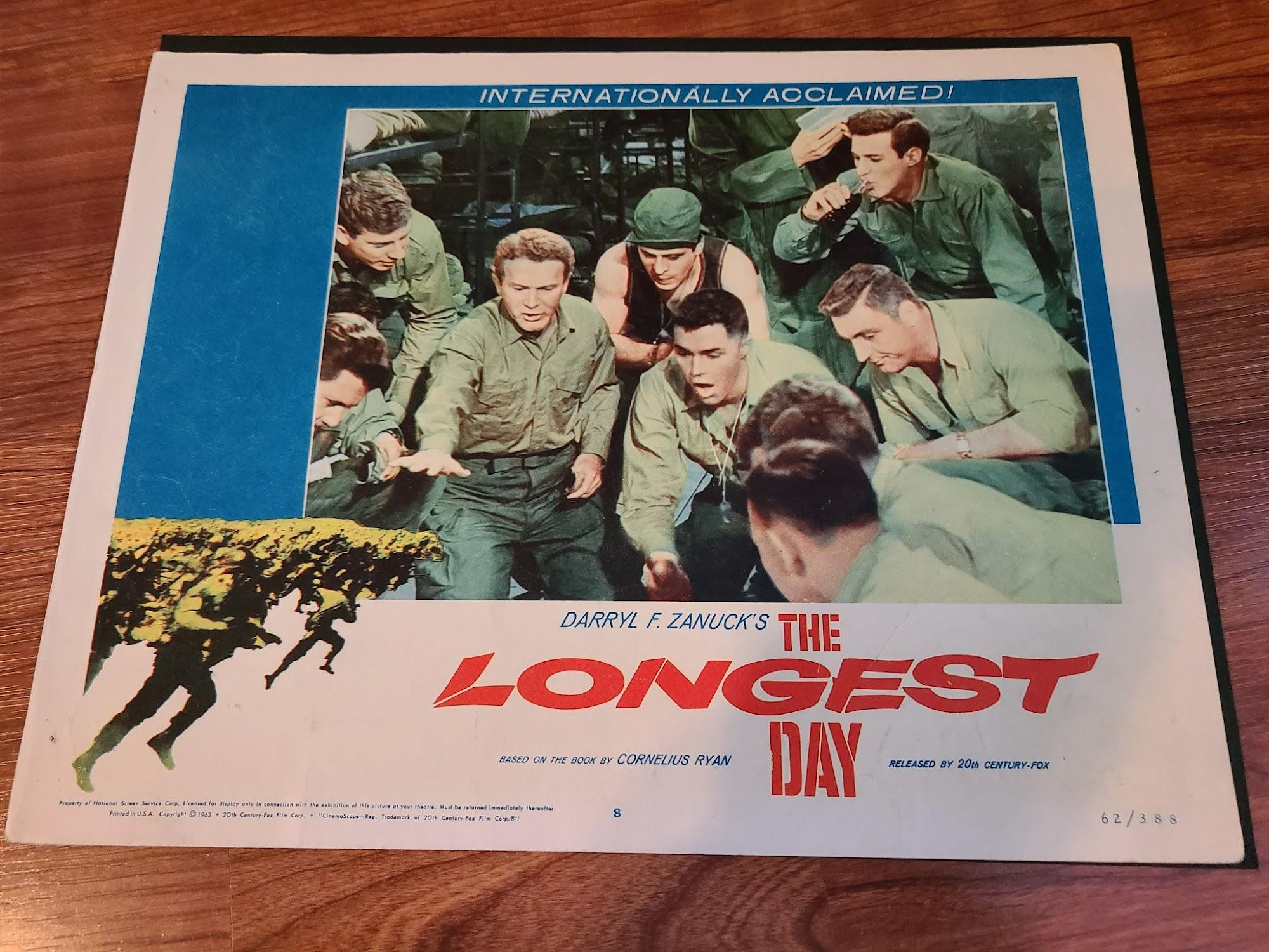 The Longest Day 1962 Military/Aviation Lobby Cards