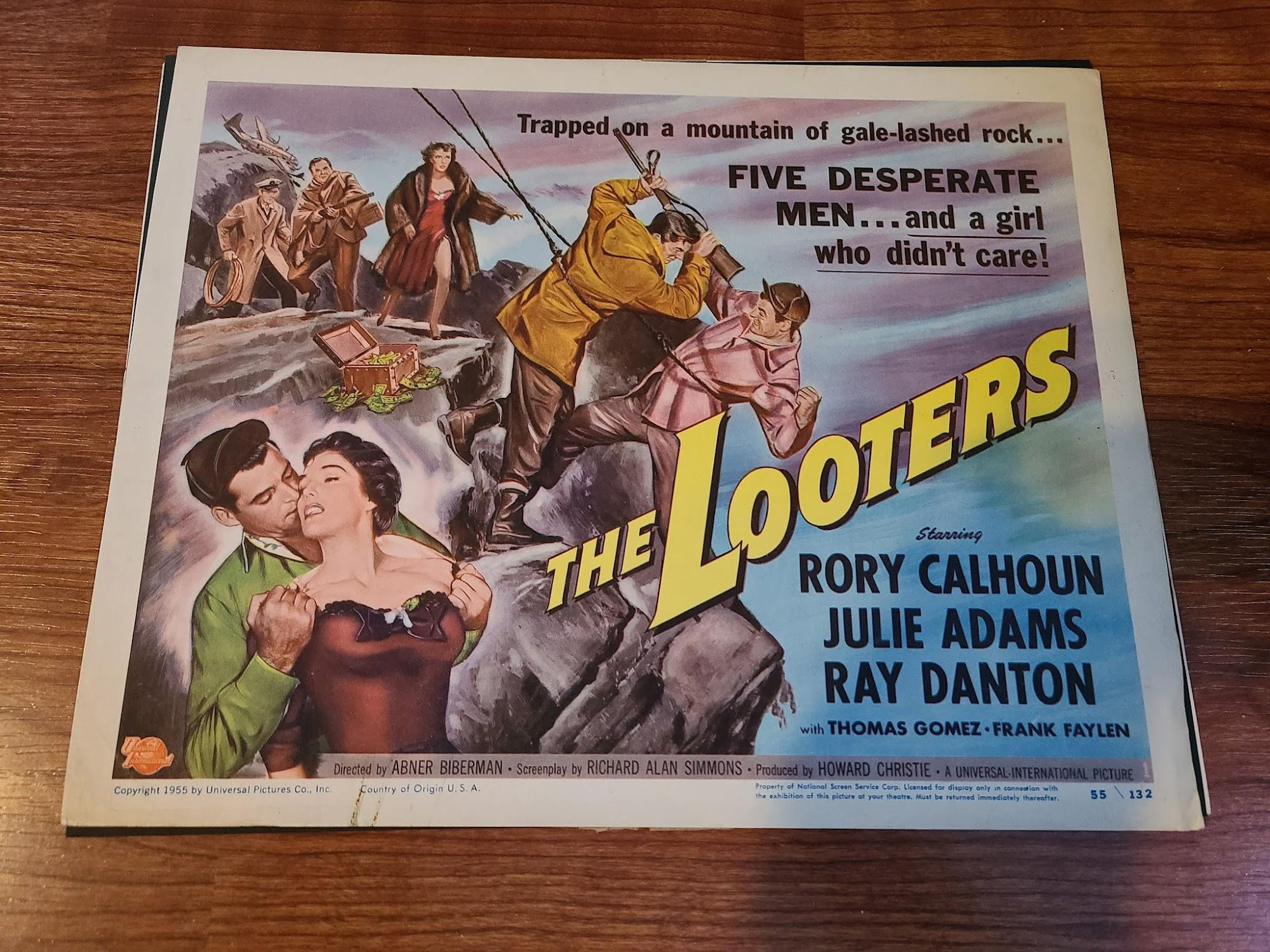 The Looters 1955 Title Cards