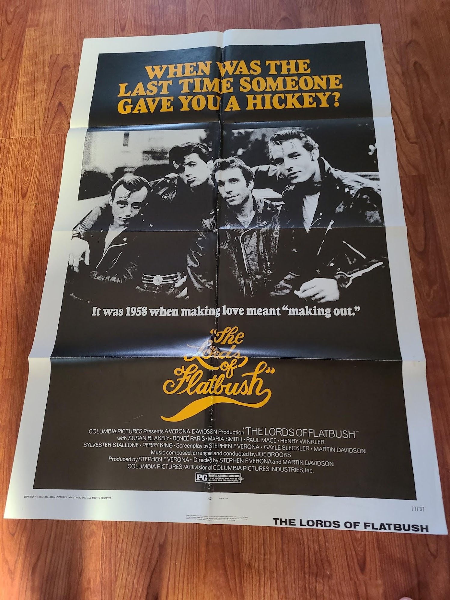 The Lords Of Flatbush 1974 1 Sheets/US