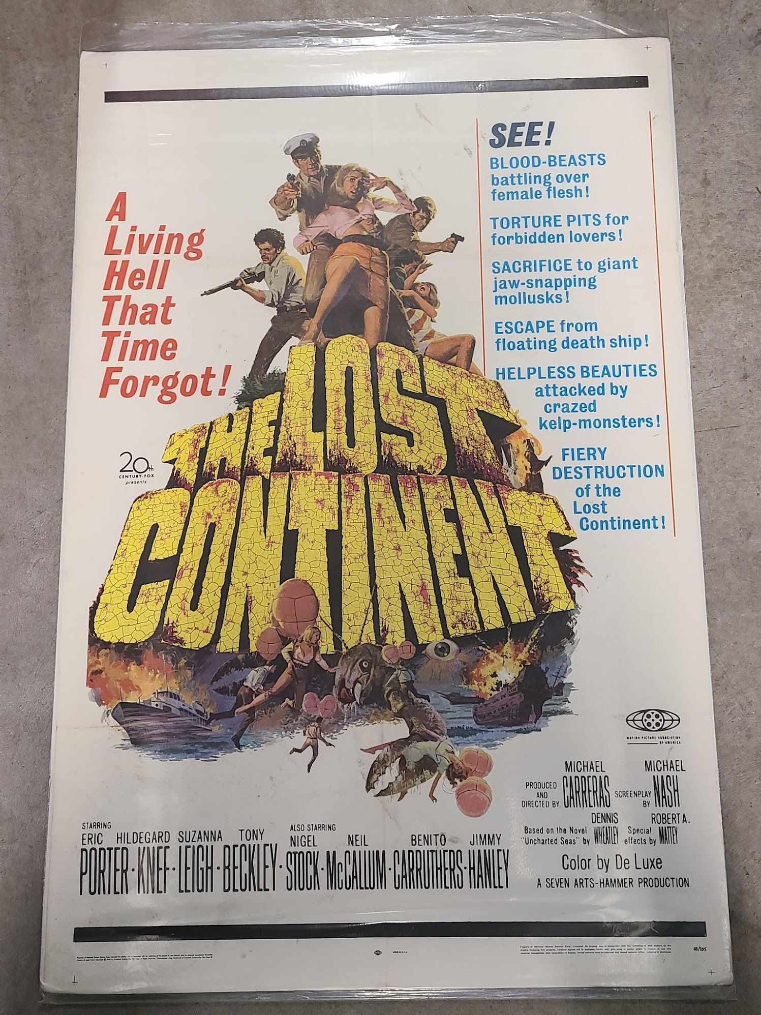 The Lost Continent 1968 1 Sheets/US