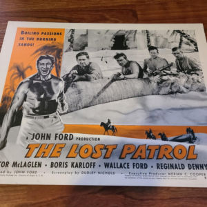 The Lost Patrol 1934 Military/Aviation Lobby Cards