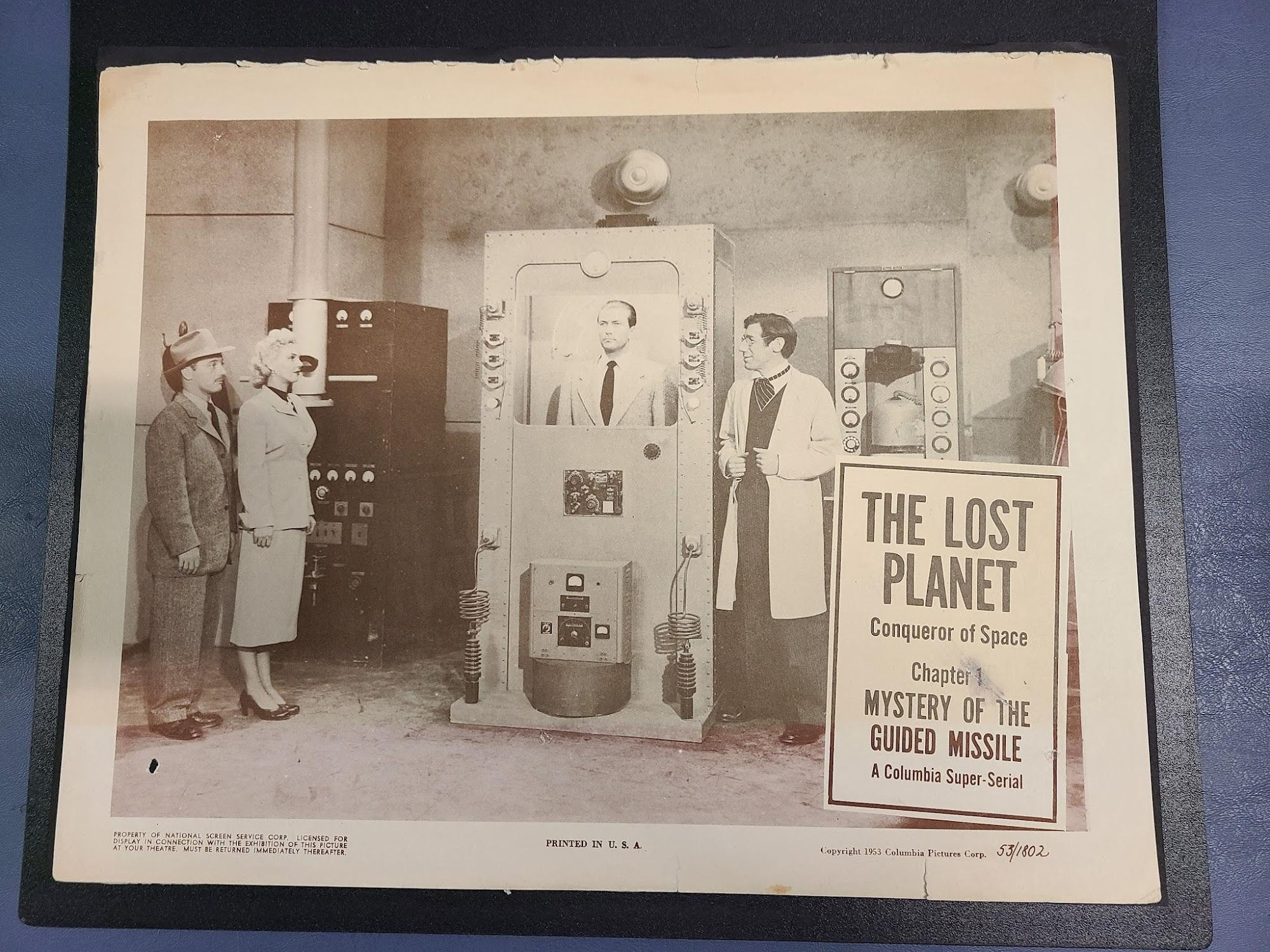 The Lost Planet 1953 Serial Lobby Cards