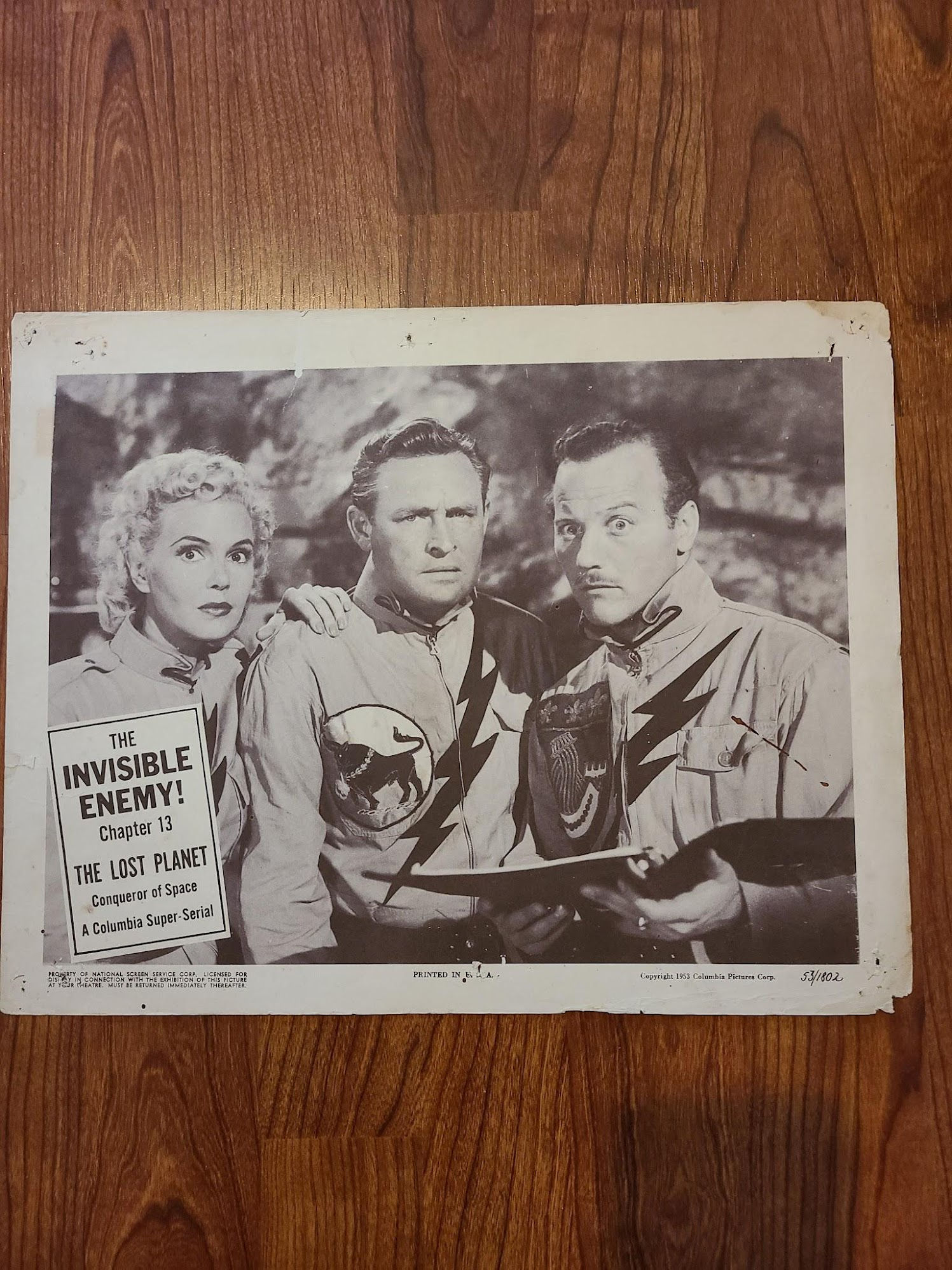 The Lost Planet 1953 Serial Lobby Cards