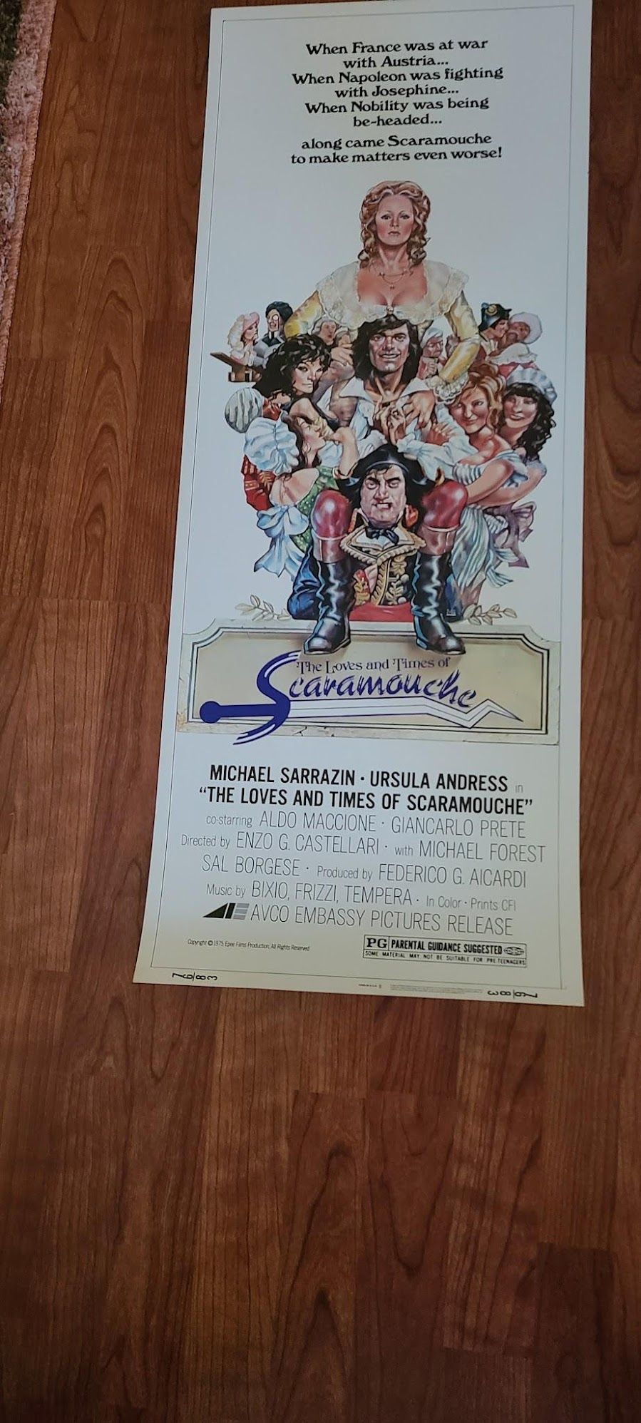 The Loves And Times of Scaramouche 1976 Inserts
