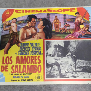The Loves Of Salambo 1960 Mexican Lobby Cards