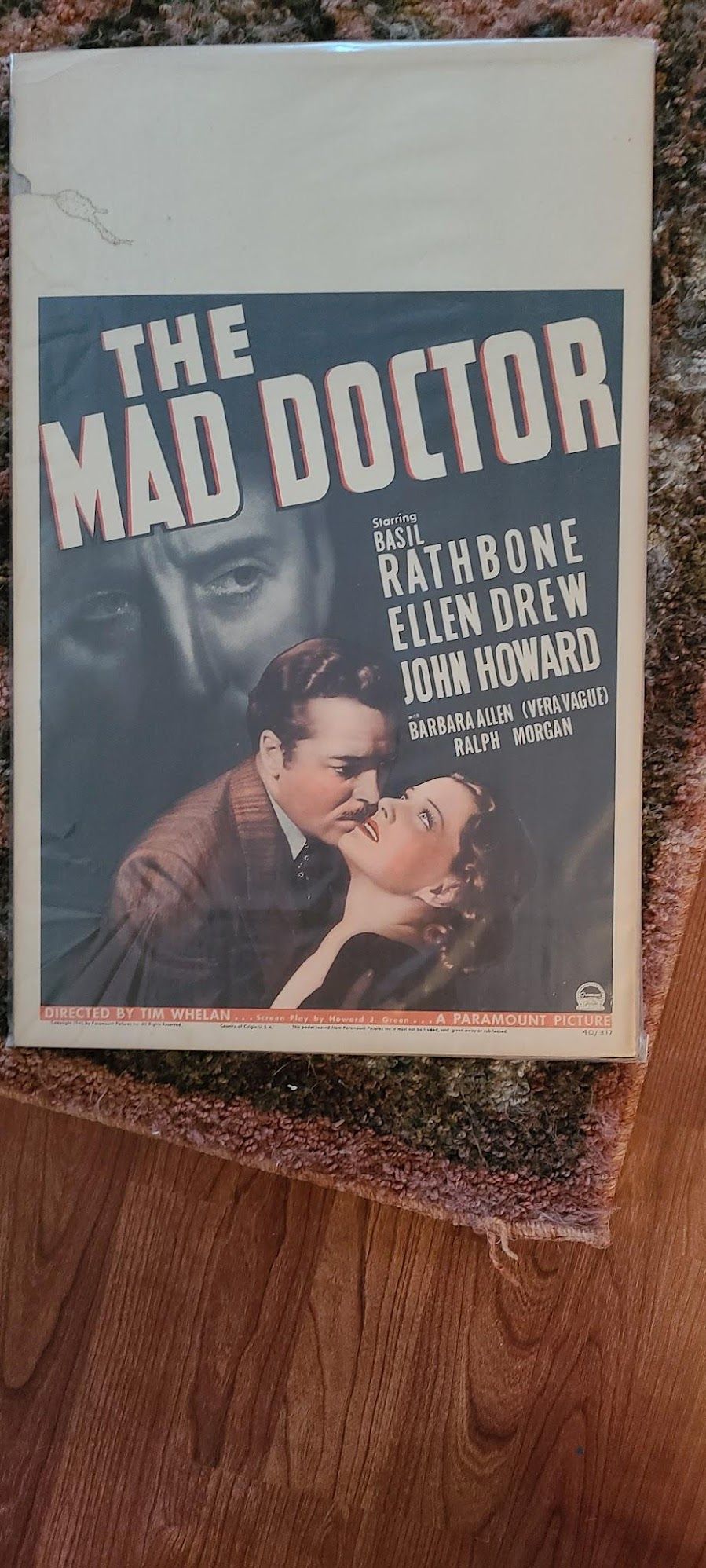 The Mad Doctor 1941 Window Cards