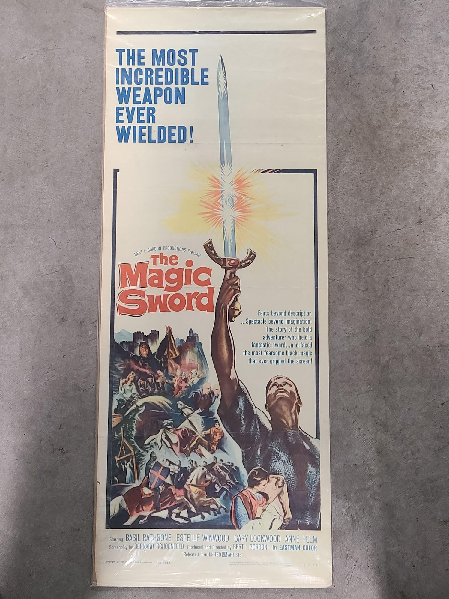 The Magic Sword 1962 Inserts