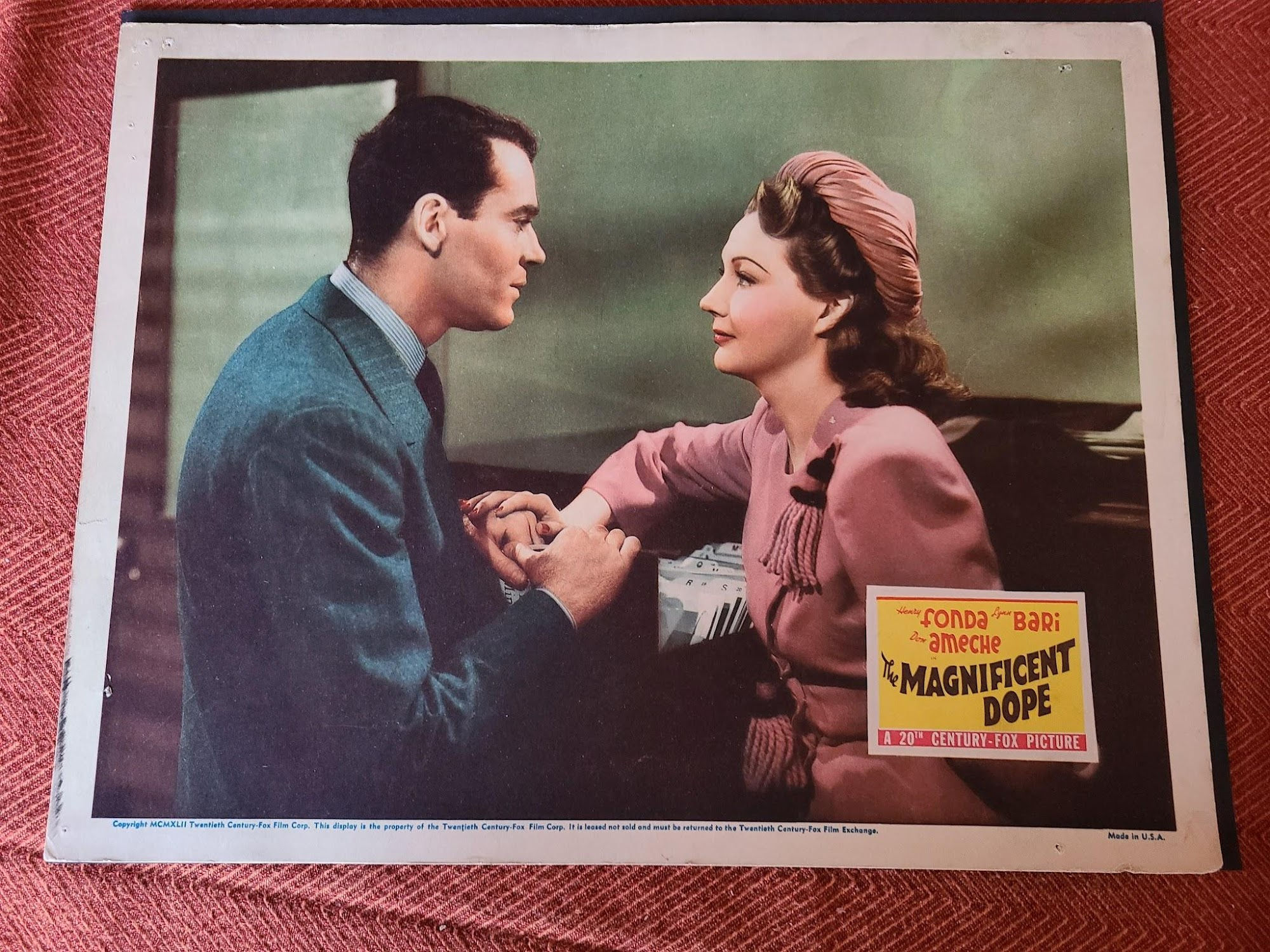 The Magnificent Dope 1942 General Lobby Cards