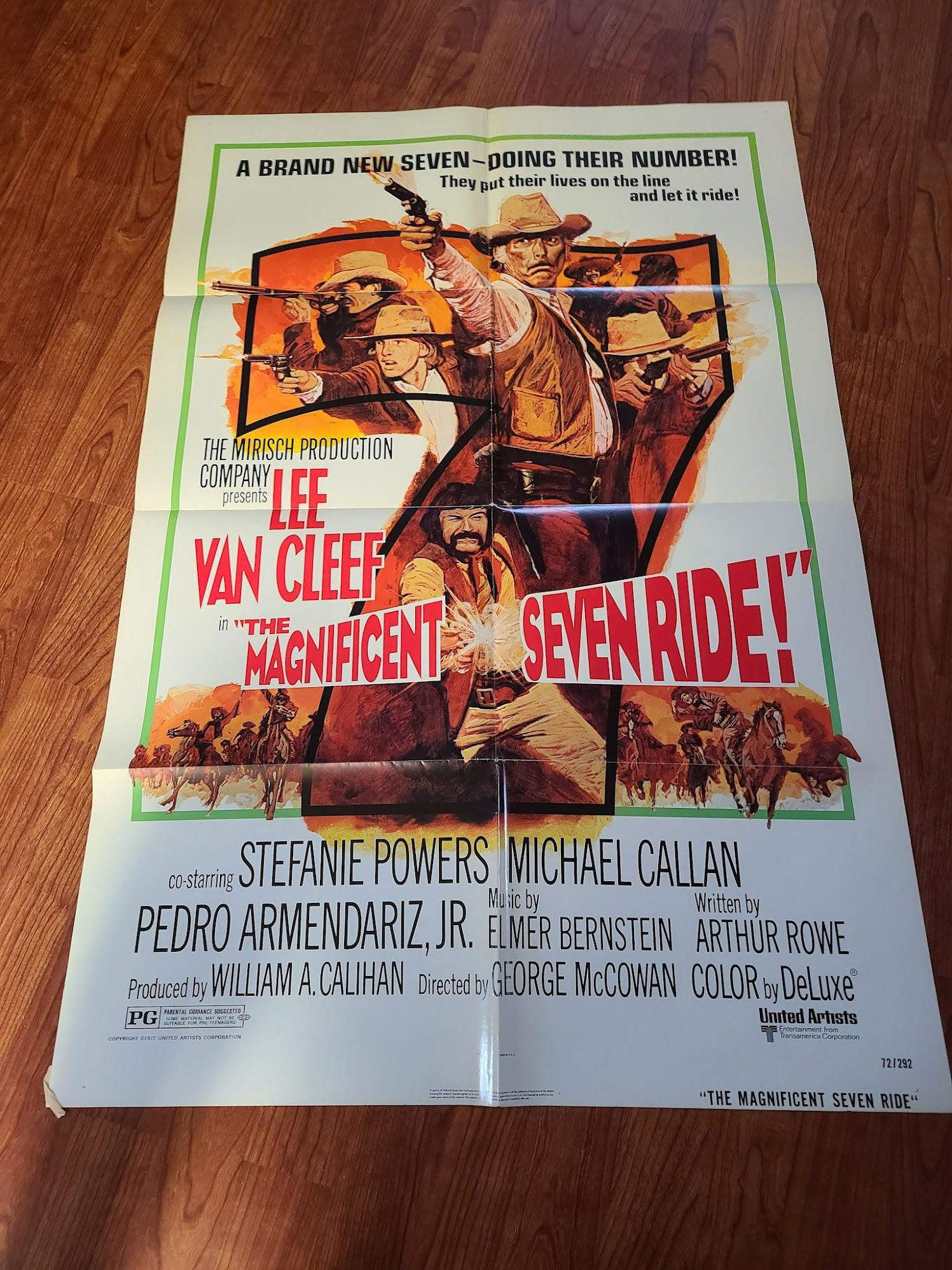 The Magnificent Seven Ride 1972 1 Sheets/US