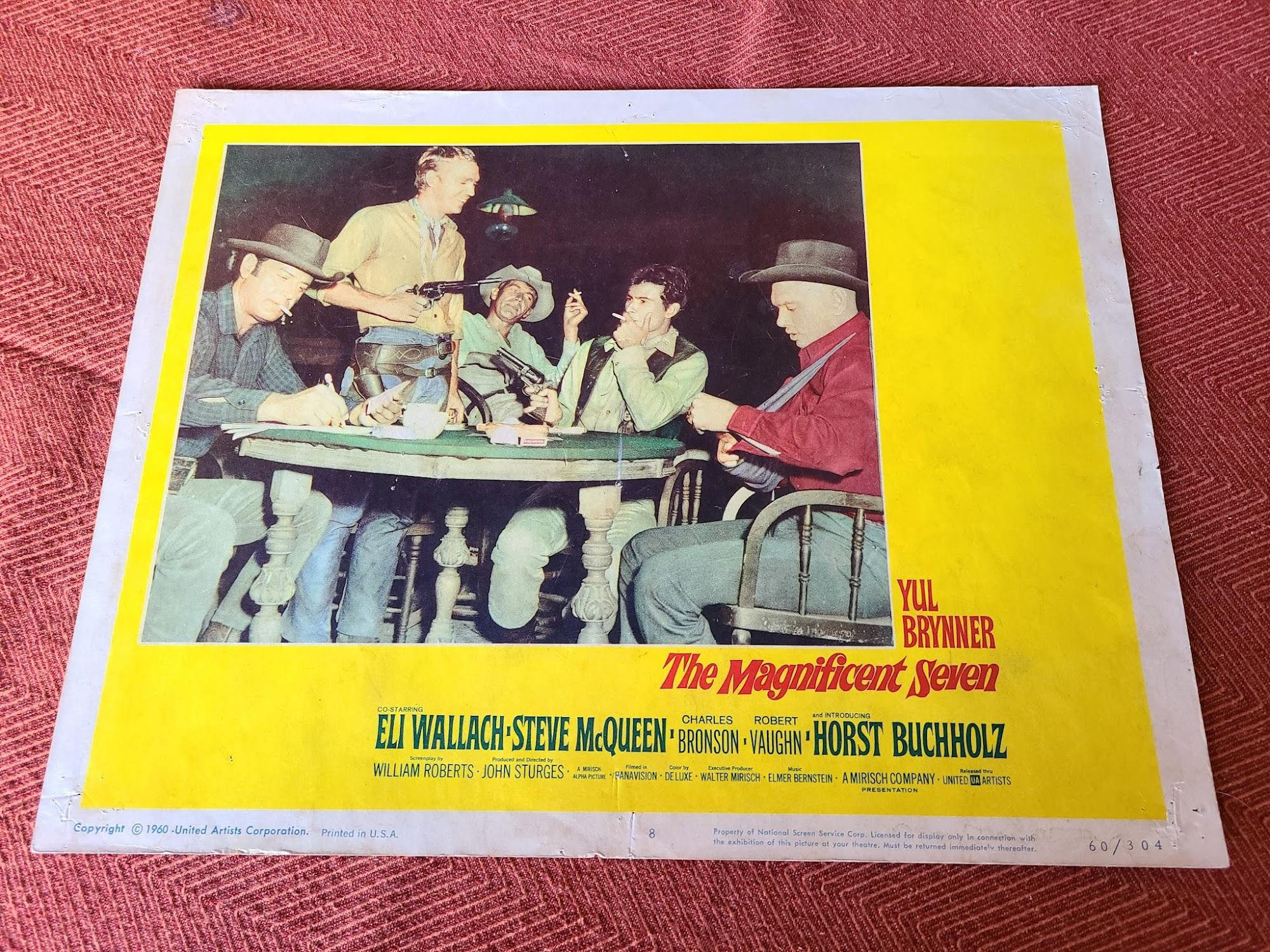 The Magnificent Seven 1960 Western Lobby Cards