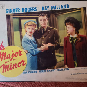 The Major And The Minor 1942 General Lobby Cards