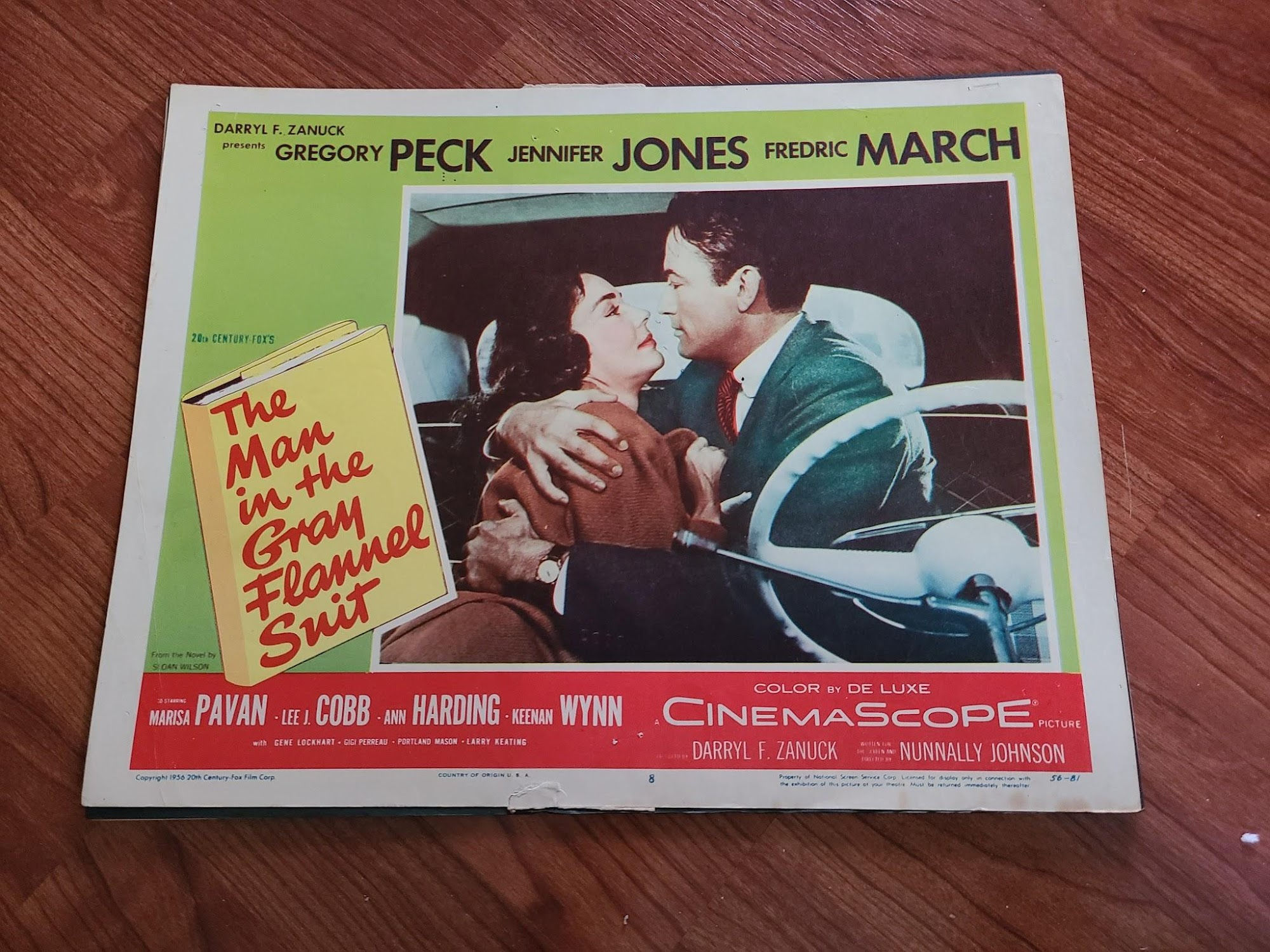 The Man In The Gray Flannel Suit 1956 General Lobby Cards