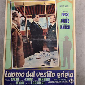 The Man In The Grey Flannel Suit 1956 Fotobusta