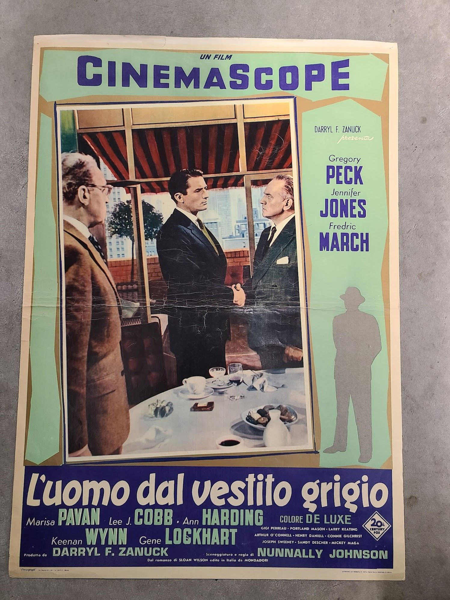 The Man In The Grey Flannel Suit 1956 Fotobusta