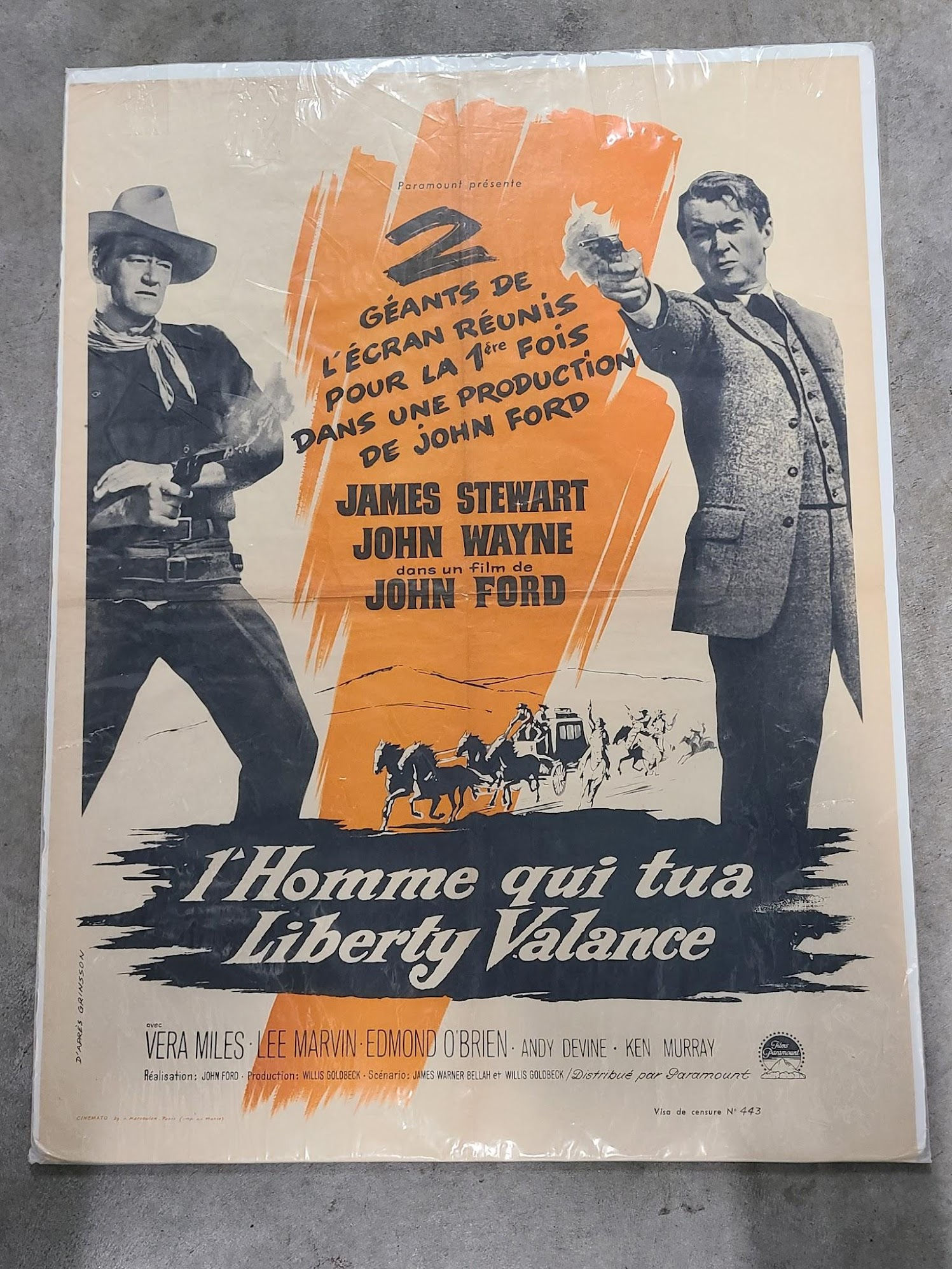 The Man Who Shot Liberty Valance 1962 French