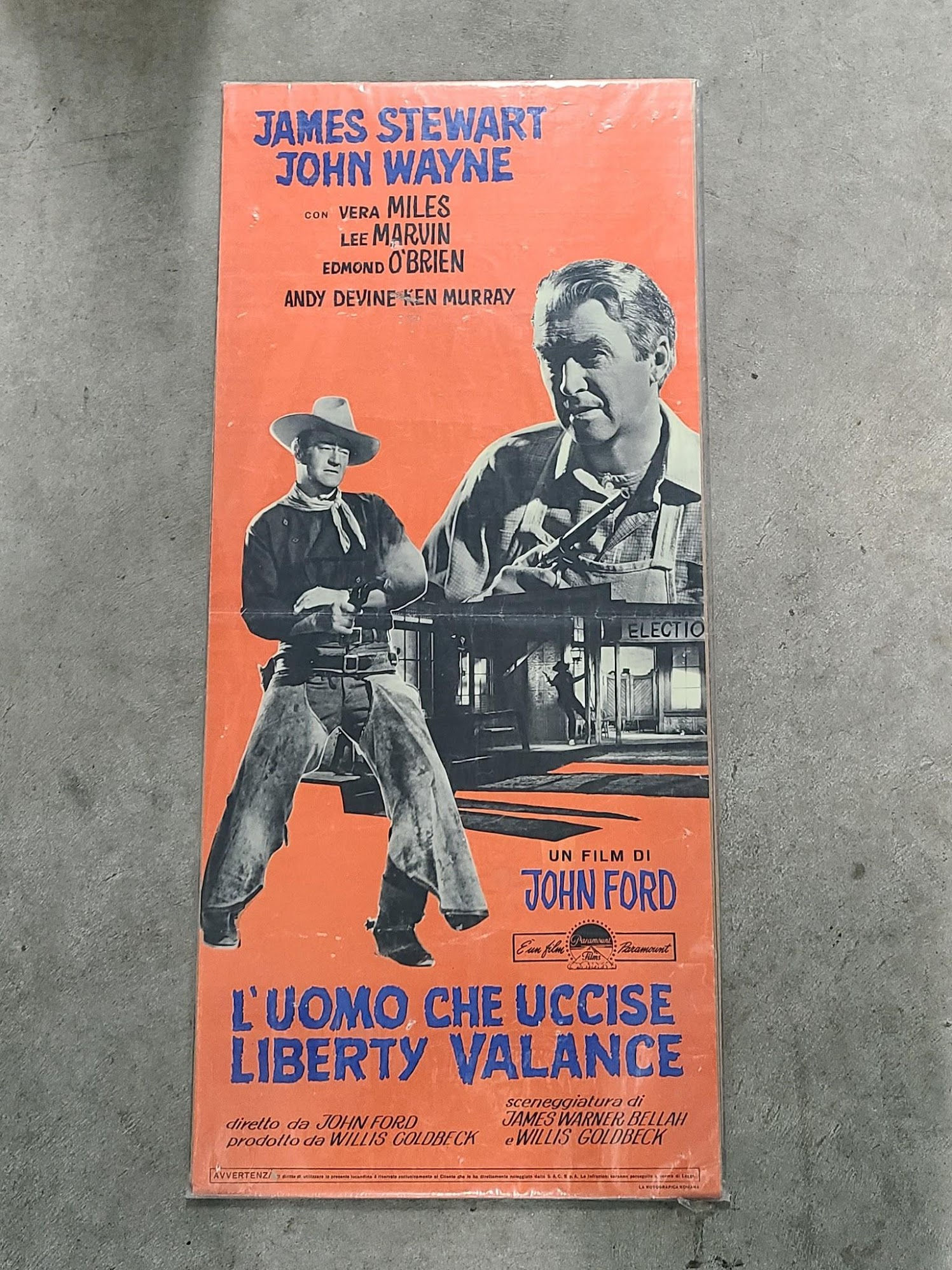 The Man Who Shot Liberty Valance 1962 Locodina