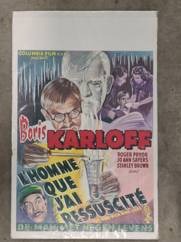 The Man With Nine Lives 1940 Belgium