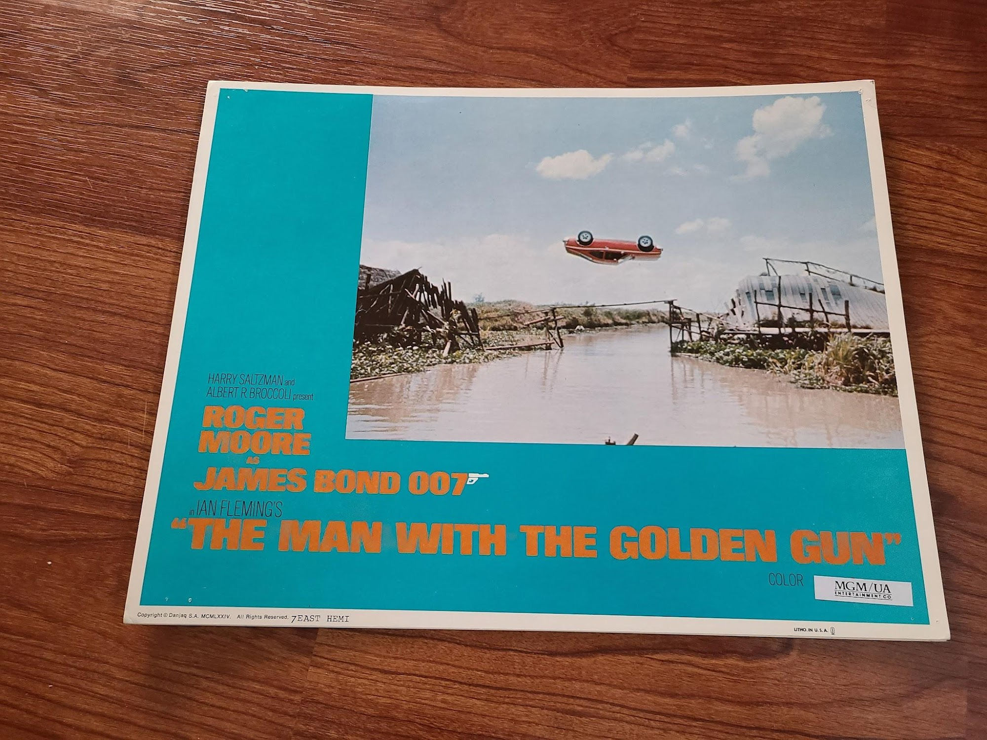 The Man With The Golden Gun 1974 General Lobby Cards