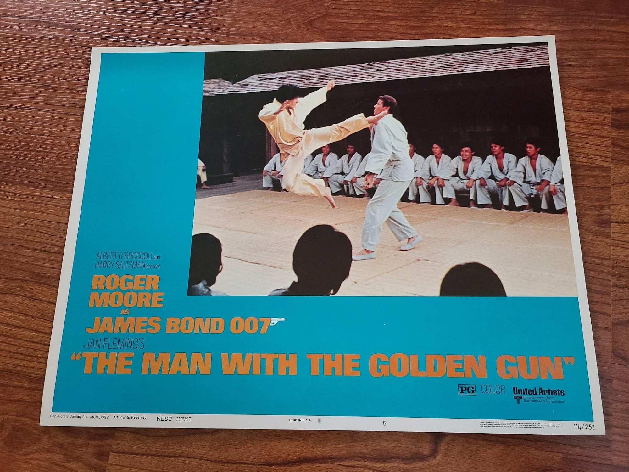 The Man With The Golden Gun 1974 General Lobby Cards