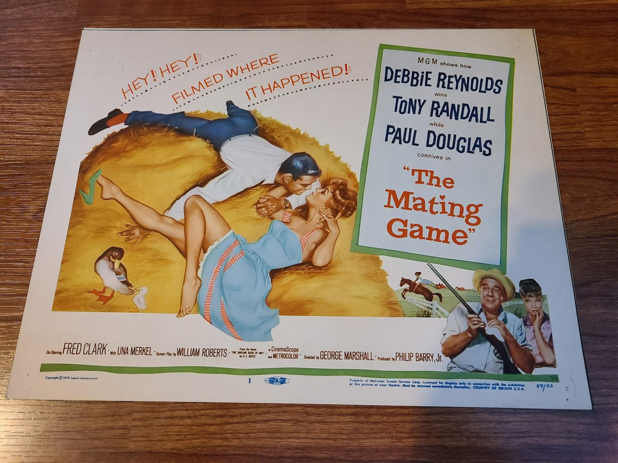 The Mating Game 1959 Title Cards