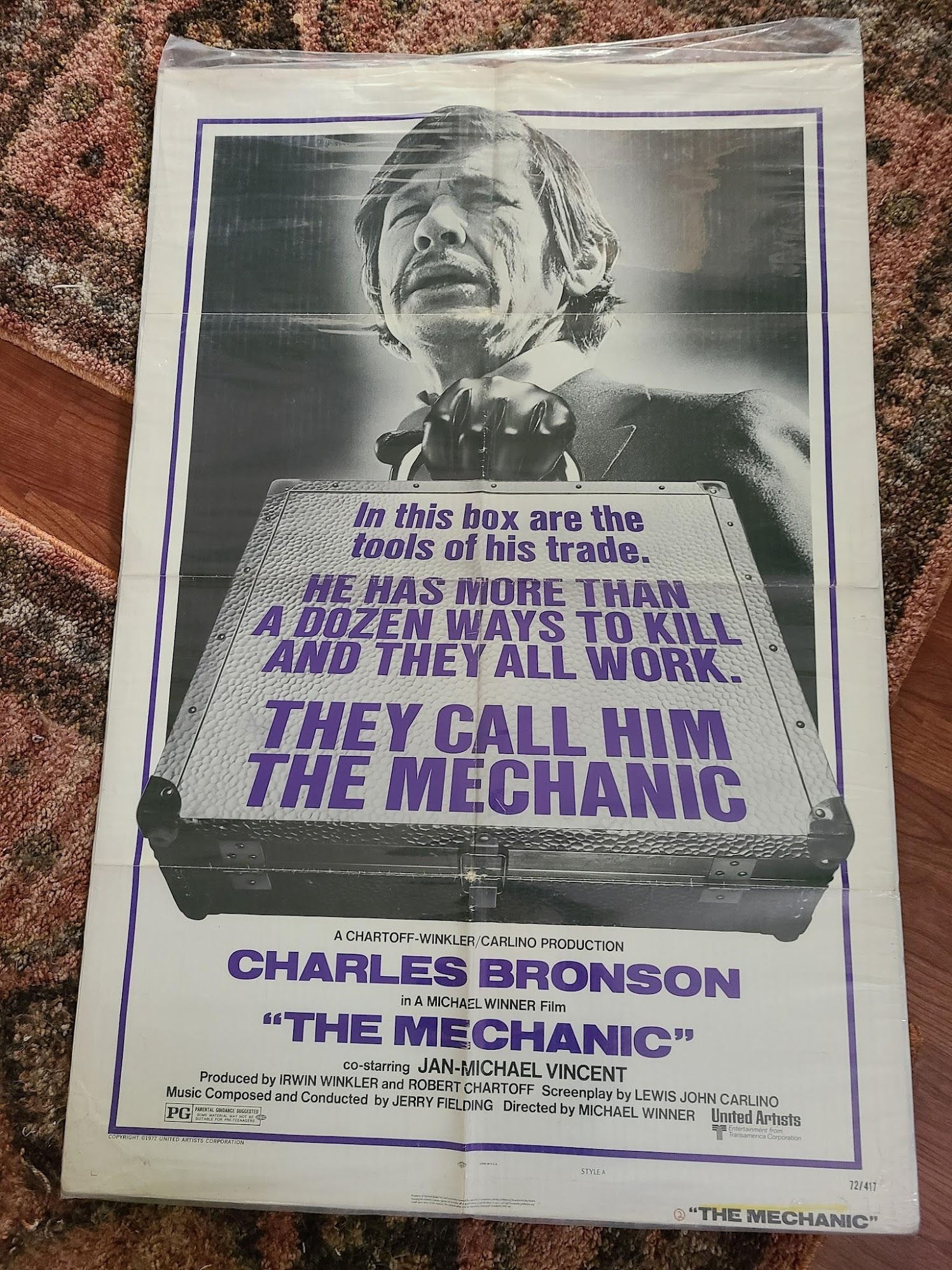 The Mechanic 1972 1 Sheets/US