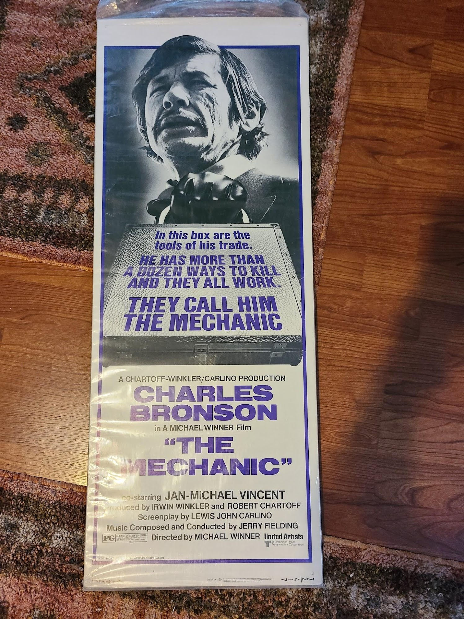 The Mechanic 1972 Inserts