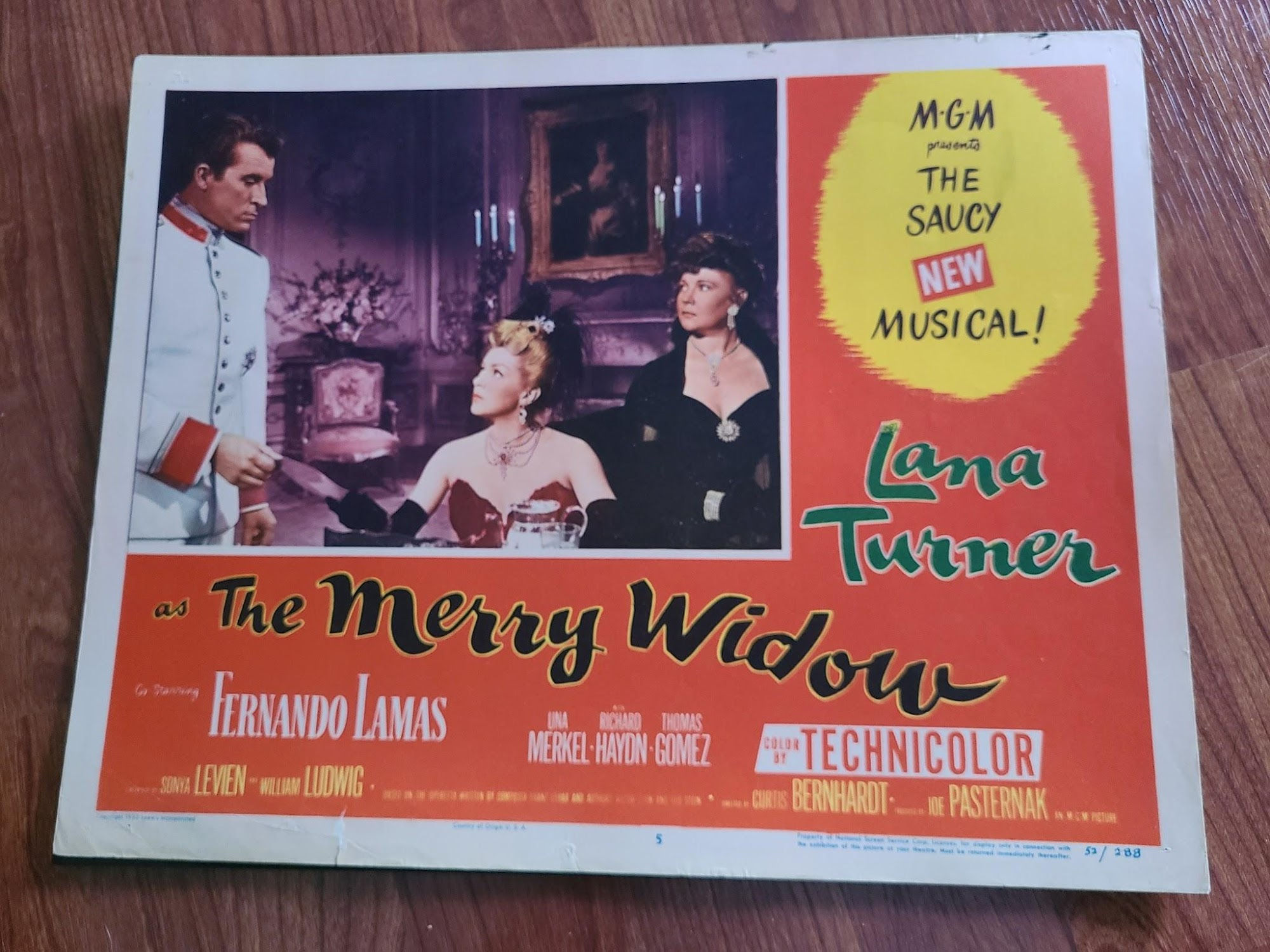 The Merry Widow 1952 General Lobby Cards