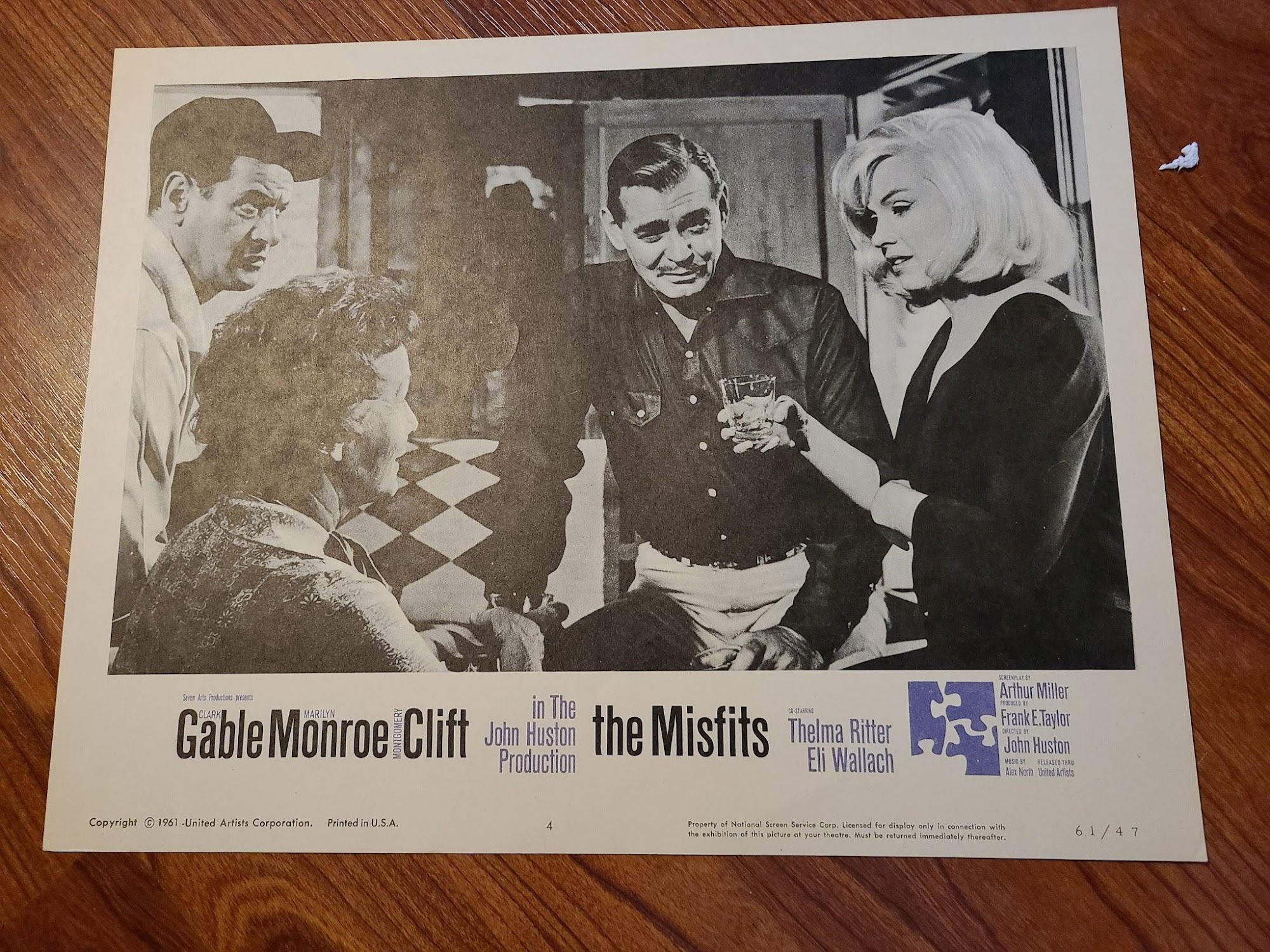 The Misfits 1961 General Lobby Cards