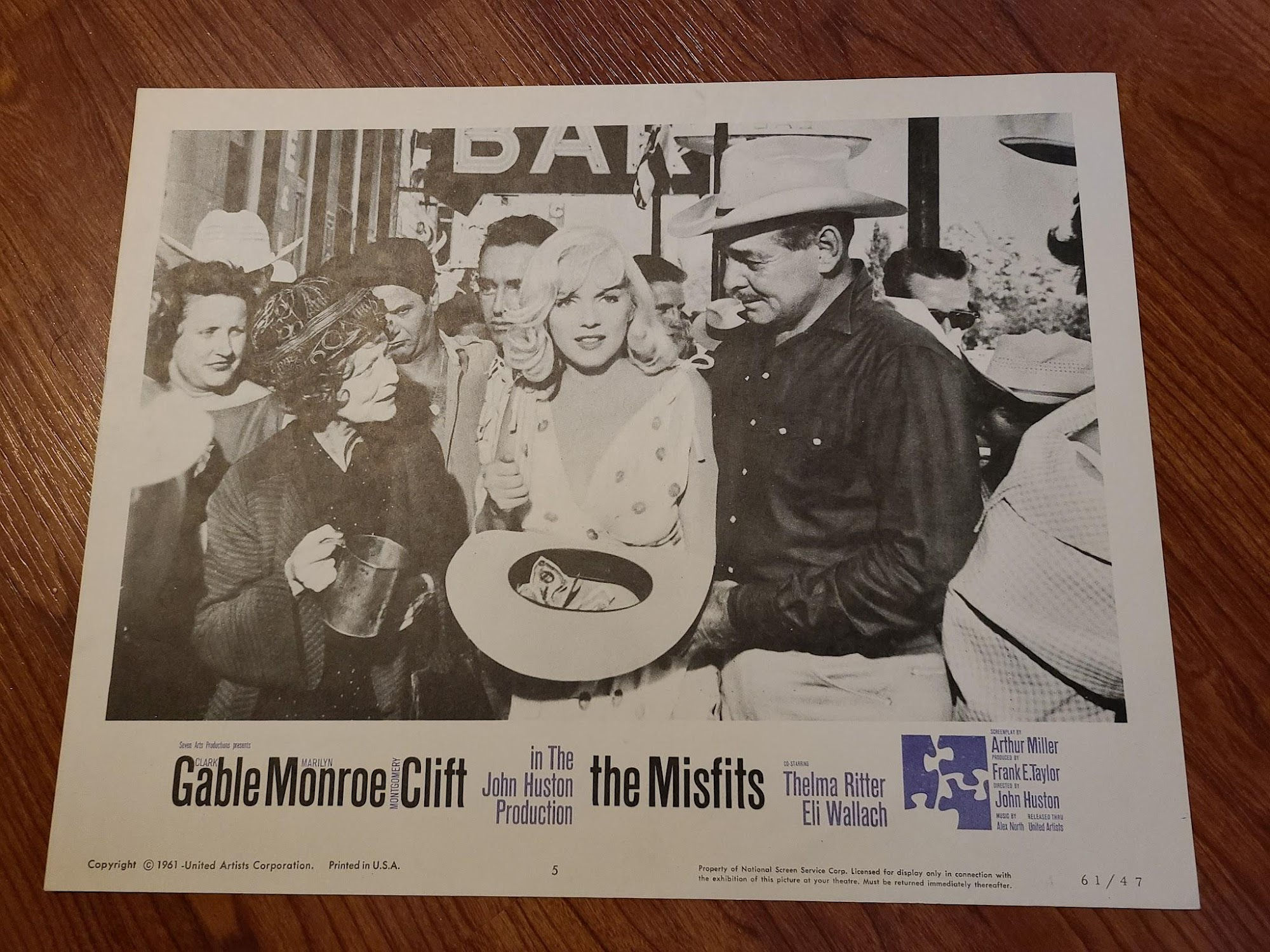 The Misfits 1961 General Lobby Cards
