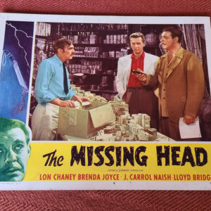 The Missing Head 1945 Scifi/Horror