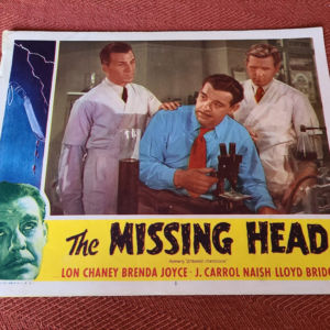 The Missing Head 1945 Scifi/Horror
