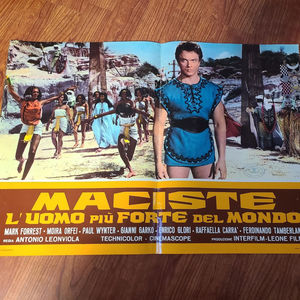 The Mole Men Against The Son Of Hercules 1961 Fotobusta