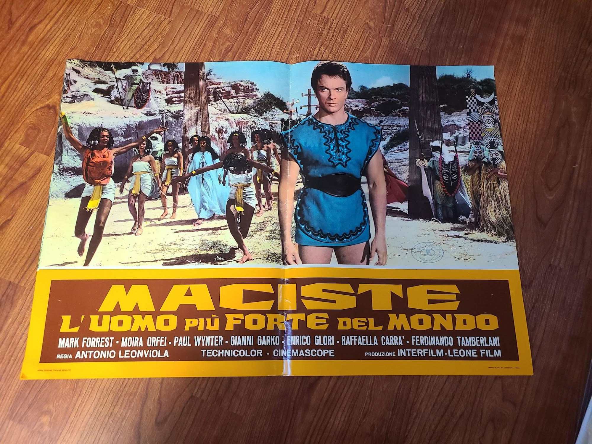 The Mole Men Against The Son Of Hercules 1961 Fotobusta