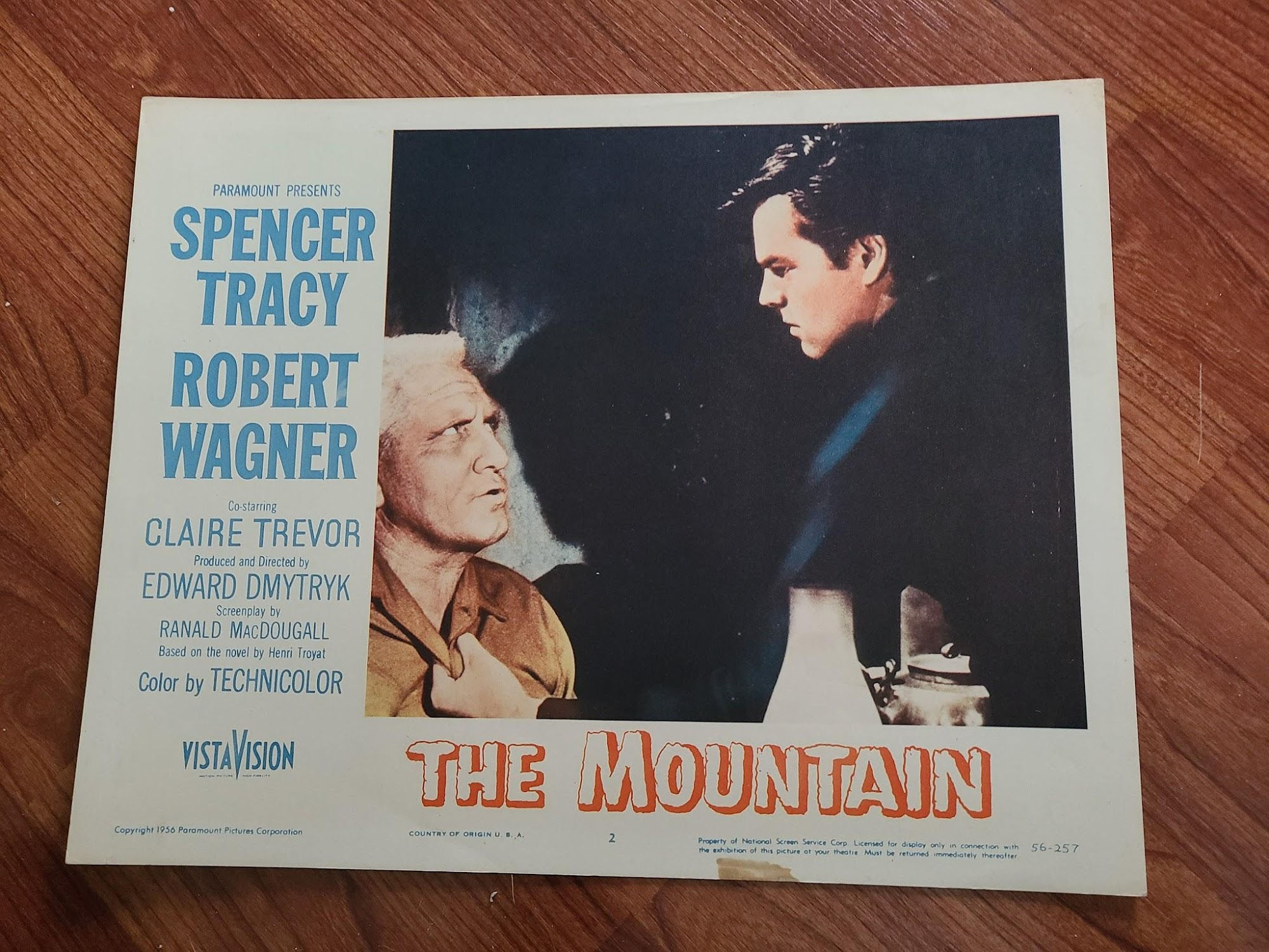 The Mountain 1956 General Lobby Cards